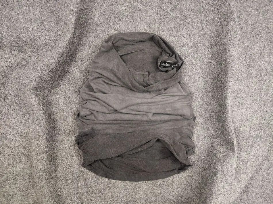 Japanese Brand Barbara Speer Avant Garde Design Organic Cotton scarf collar Size ONE SIZE - 1 Thumbnail