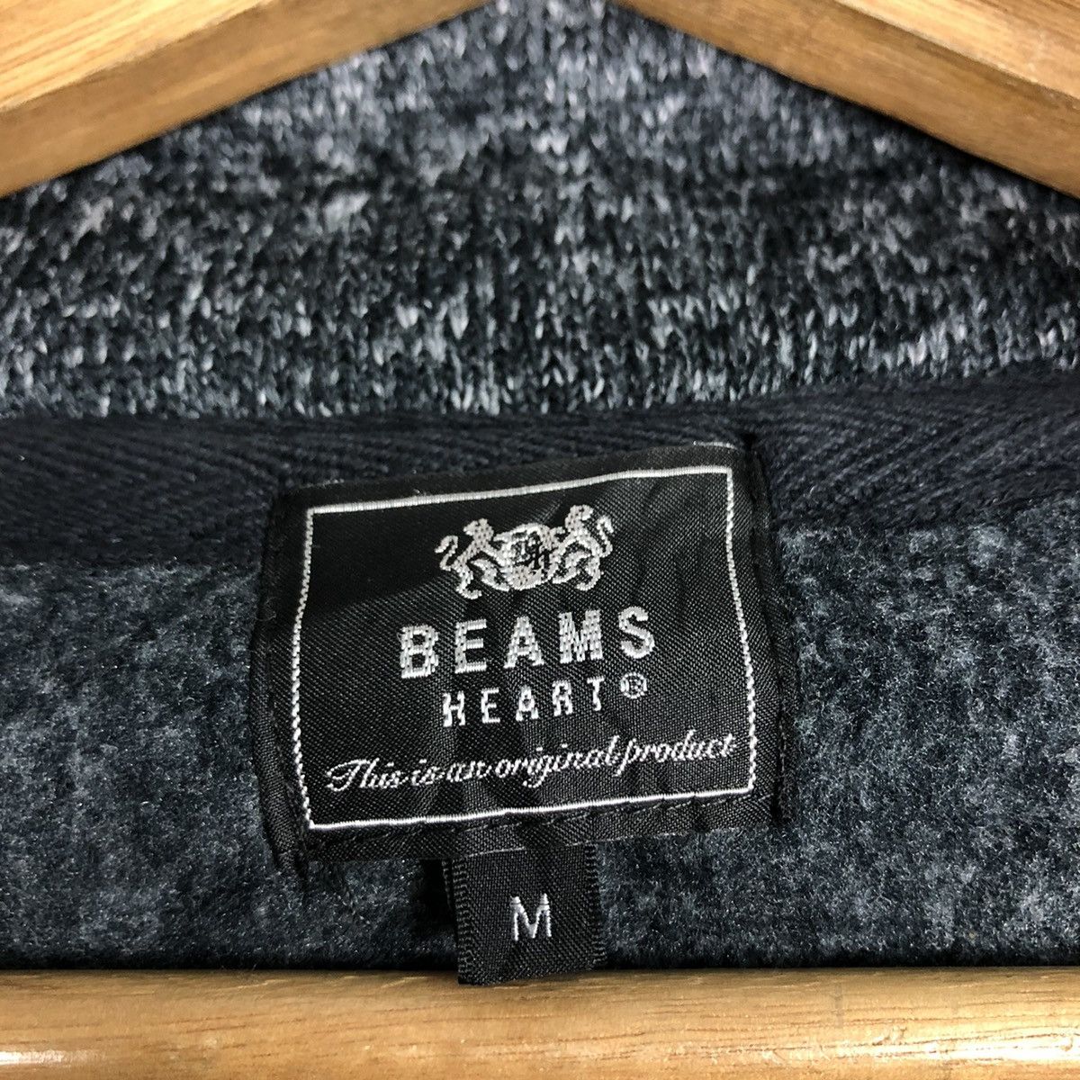 Beams Plus 📌Vintage Fleece Biker Jacket Beams Heart Issey Miyake Size US M / EU 48-50 / 2 - 20 Thumbnail