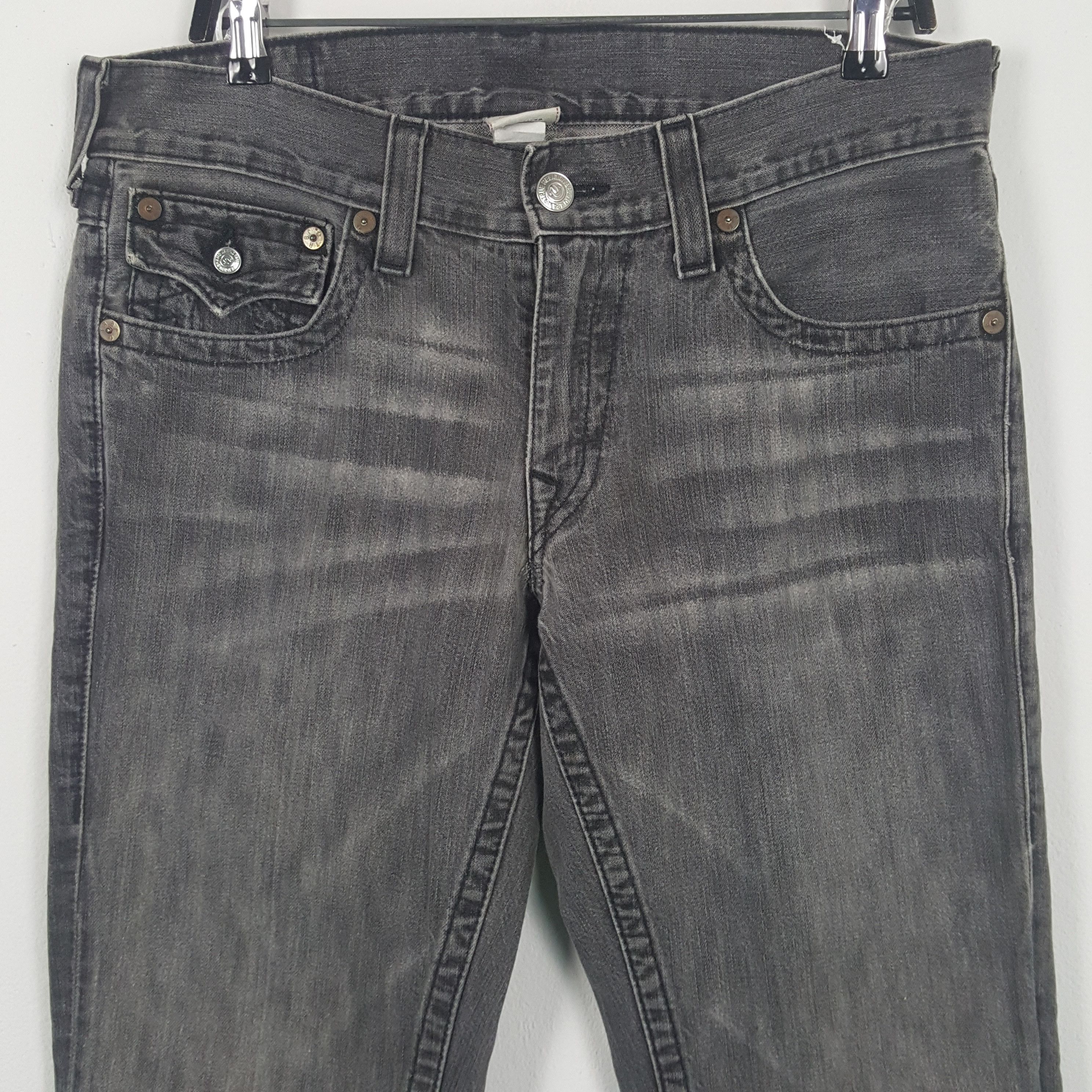 True Religion × Vintage True Religion Daily Streetwear Style Distressed Jeans Size US 35 - 5 Thumbnail