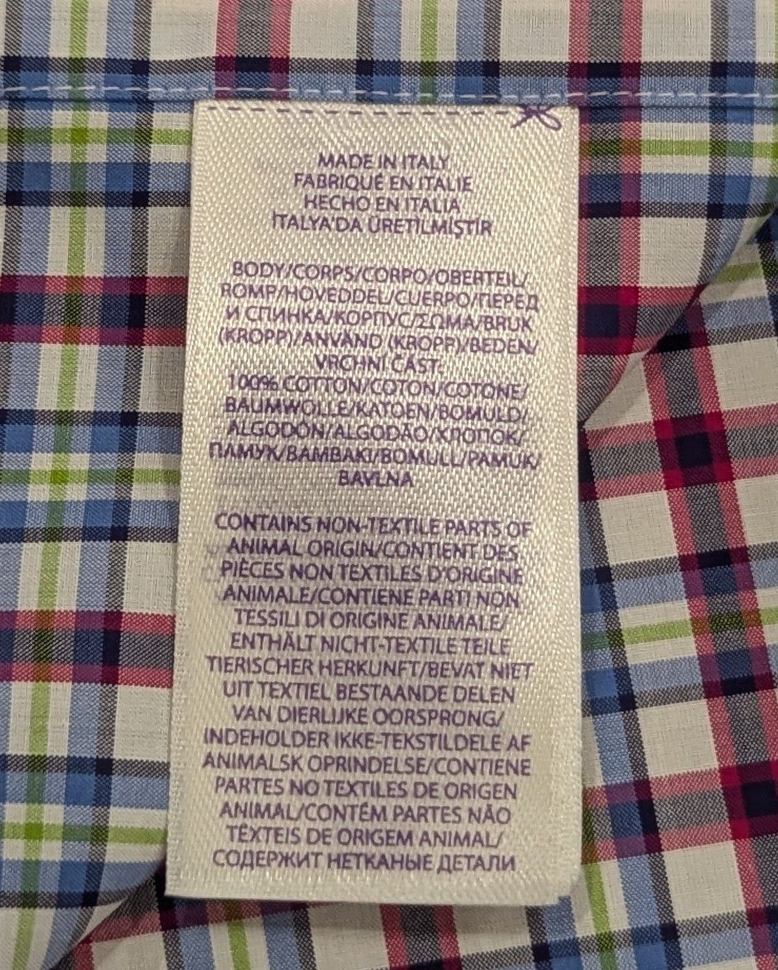 Ralph Lauren Purple Label Ralph Lauren Purple Label Plaid Button Up Shirt Purple M Size US M / EU 48-50 / 2 - 5 Thumbnail