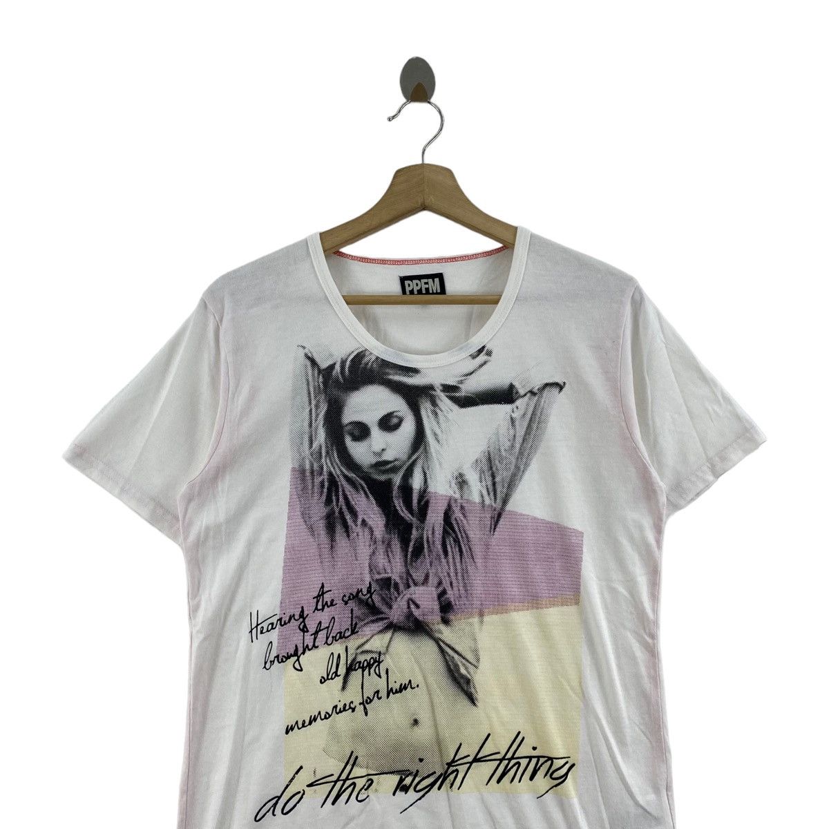PPFM PPFM Japanese Punk Brand Women Print White Short Sleeve Size US M / EU 48-50 / 2 - 2 Thumbnail