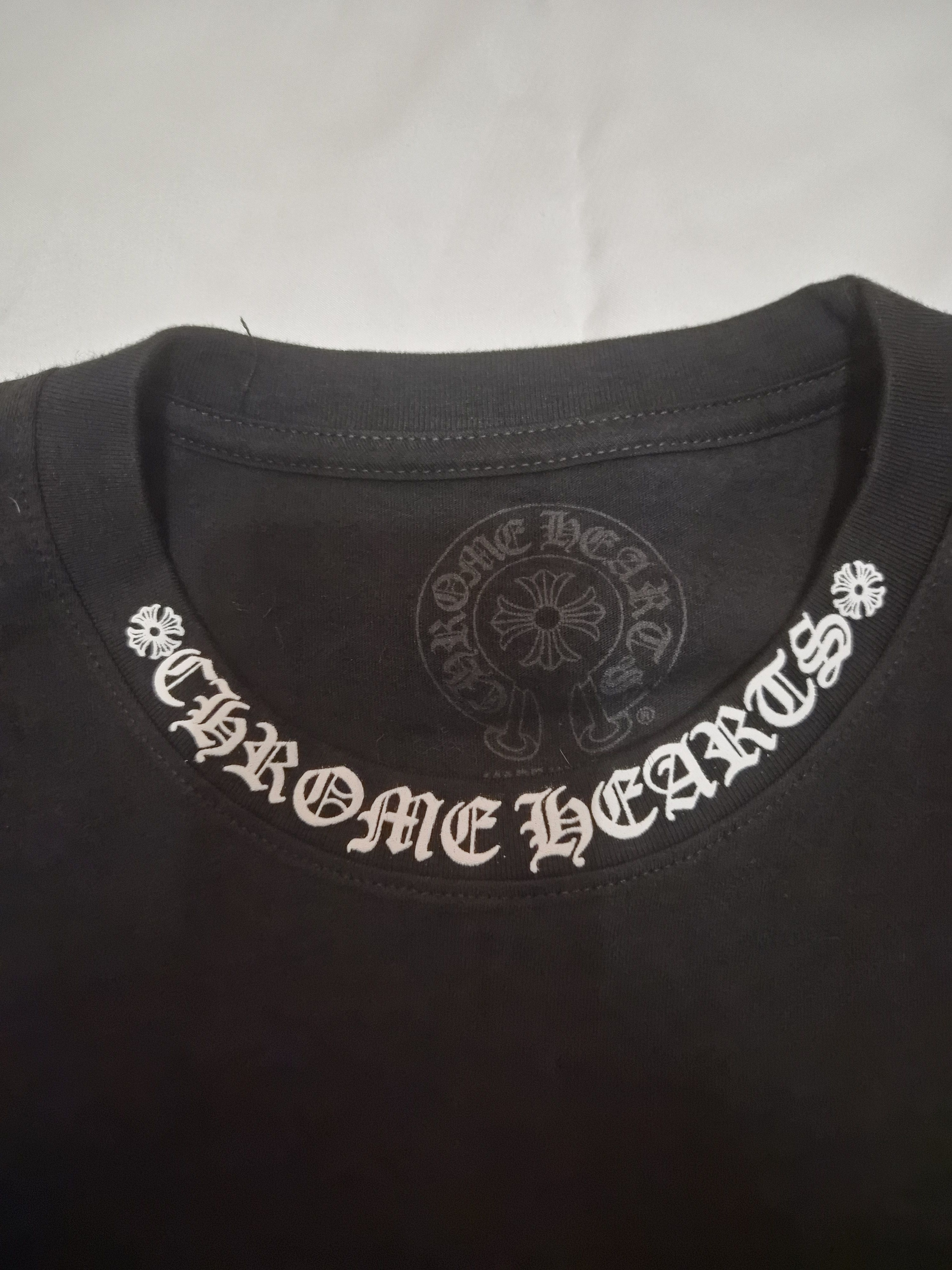 Chrome Hearts Chrome Hearts Neck Scroll T shirt Size US L / EU 52-54 / 3 - 5 Thumbnail