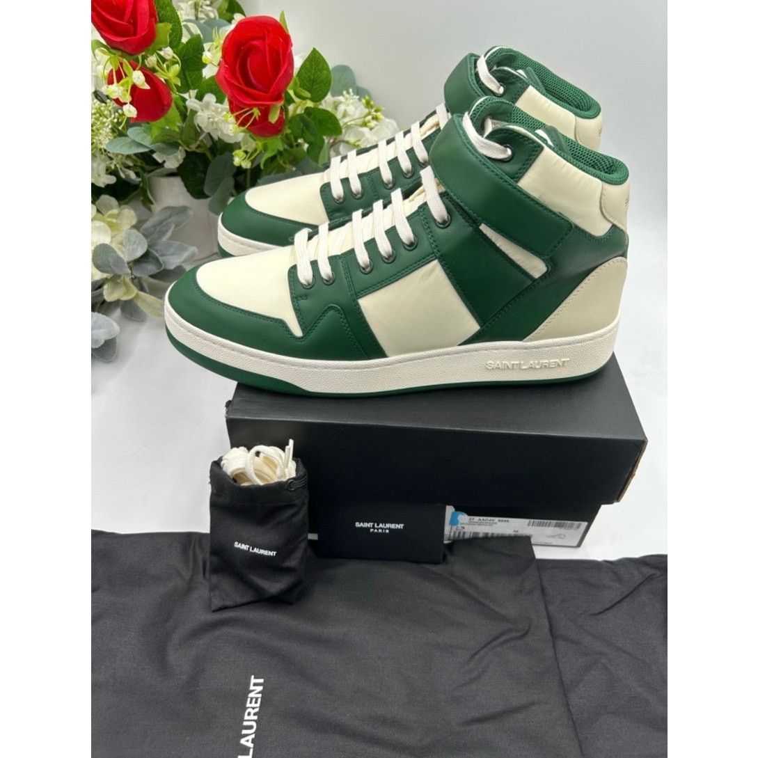 Saint Laurent Paris Saint Laurent LAX leather high top sneakers size 46/13 US Size US 13 / EU 46 - 7 Thumbnail