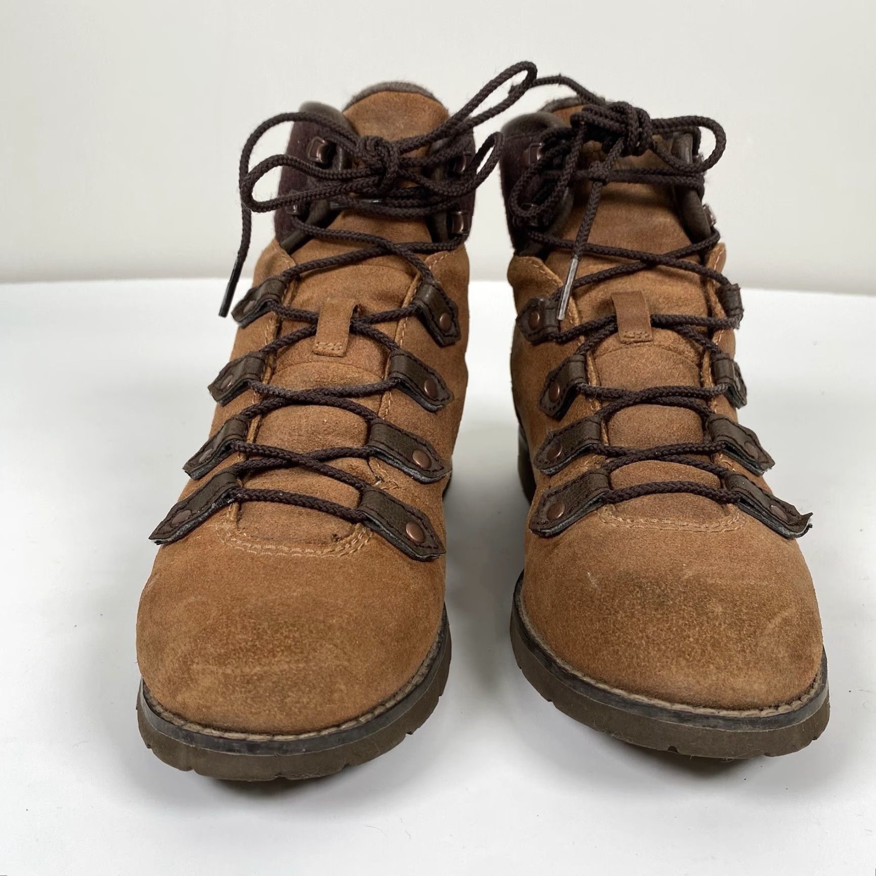 The North Face The North Face Boots Womens Size 7.5 Brown Leather Lace Up Round Waterproof Casual Ankle M Womens Size US 8 / IT 38 - 3 Thumbnail