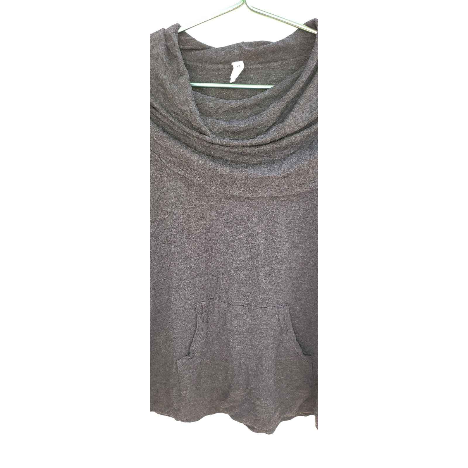 Pieces Uniques Pieces Gray Cowl Neck Long Sleeve Sweater Size Small Size S / US 4 / IT 40 - 2 Thumbnail