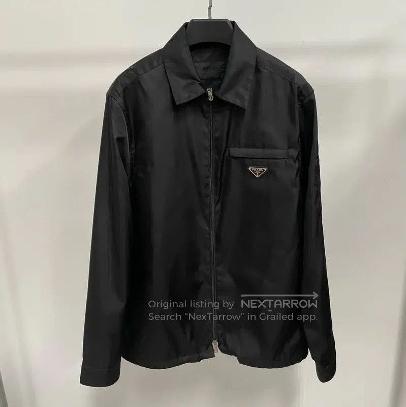 Prada Prada Black Men's Lightweight Jacket. Size US S / EU 44-46 / 1 - 1 Thumbnail