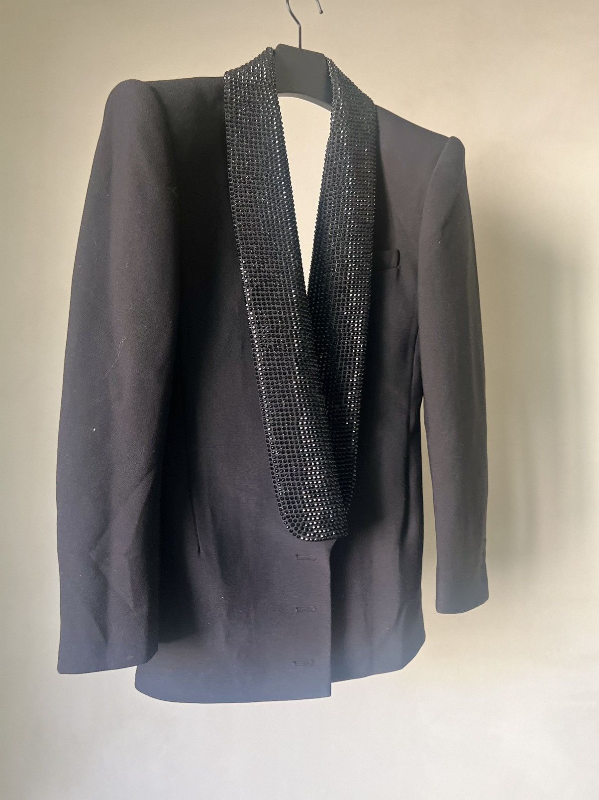 Area open-back tuxedo minidress Size S / US 4 / IT 40 - 4 Thumbnail
