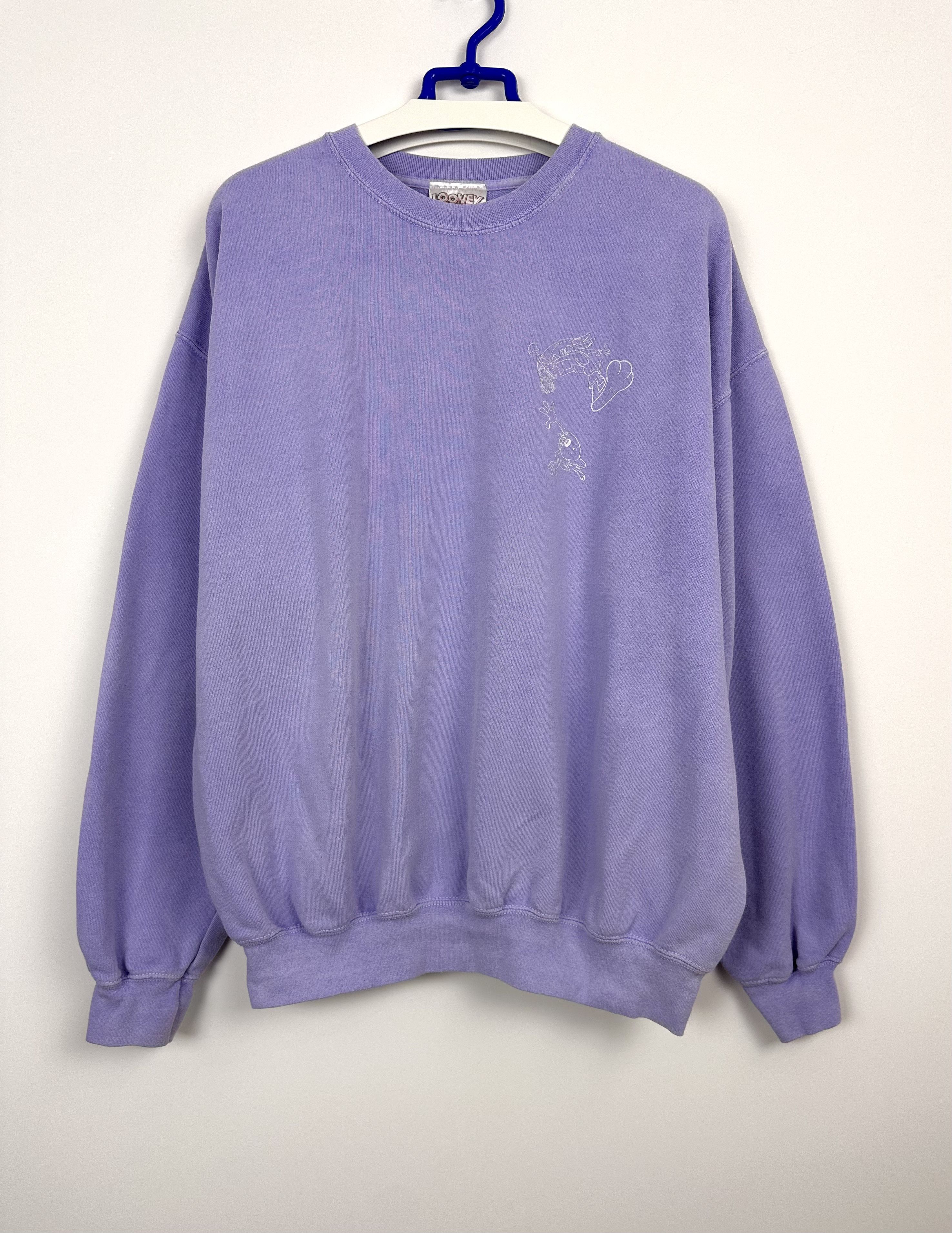 Vintage Looney Tunes Bugs Bunny Space Jam Vintage Sweatshirt Size US XL / EU 56 / 4 - 1 Thumbnail