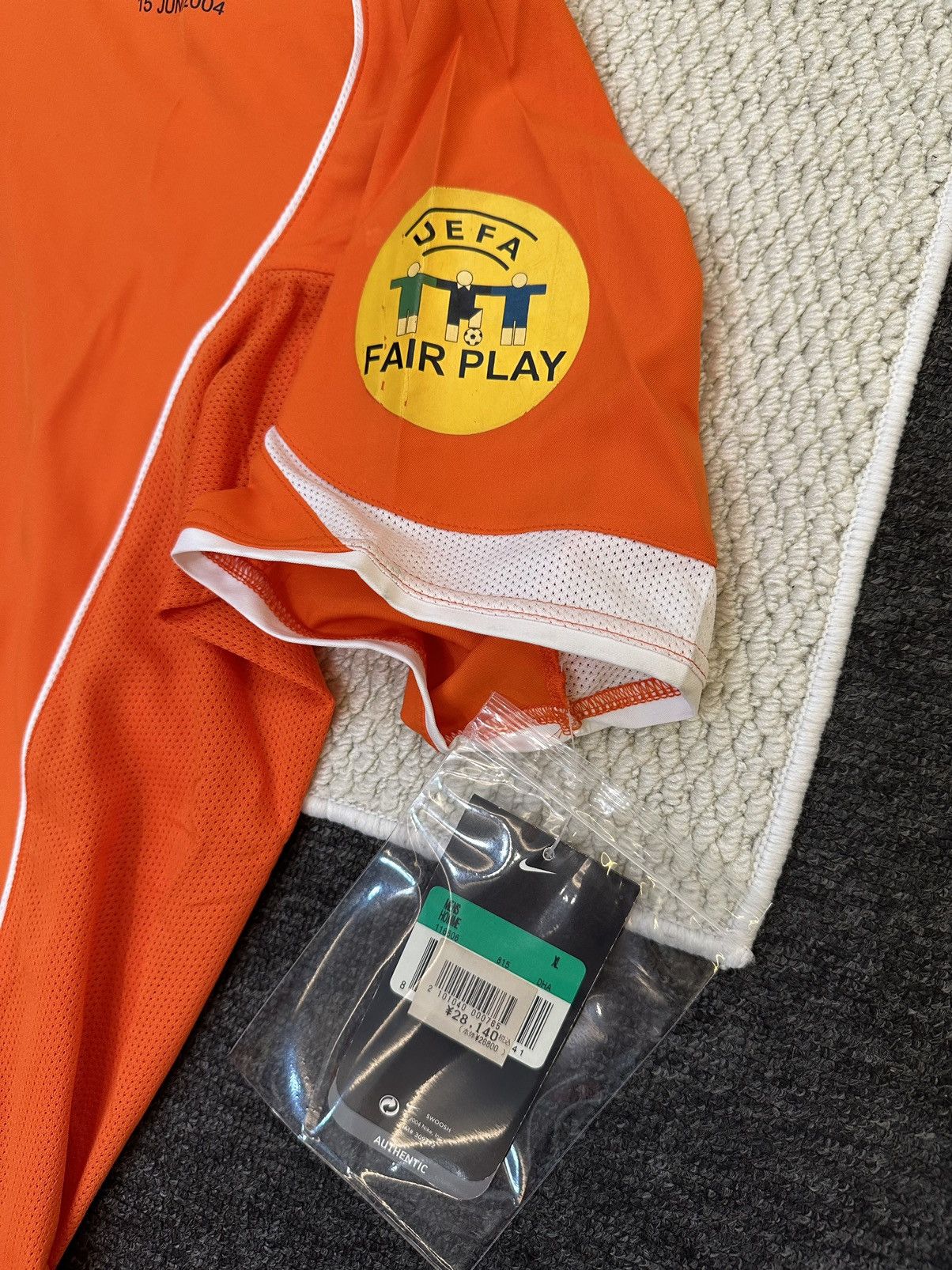 Nike Football jersey Netherlands Holland Home 2004 New Tag Size US XL / EU 56 / 4 - 4 Thumbnail