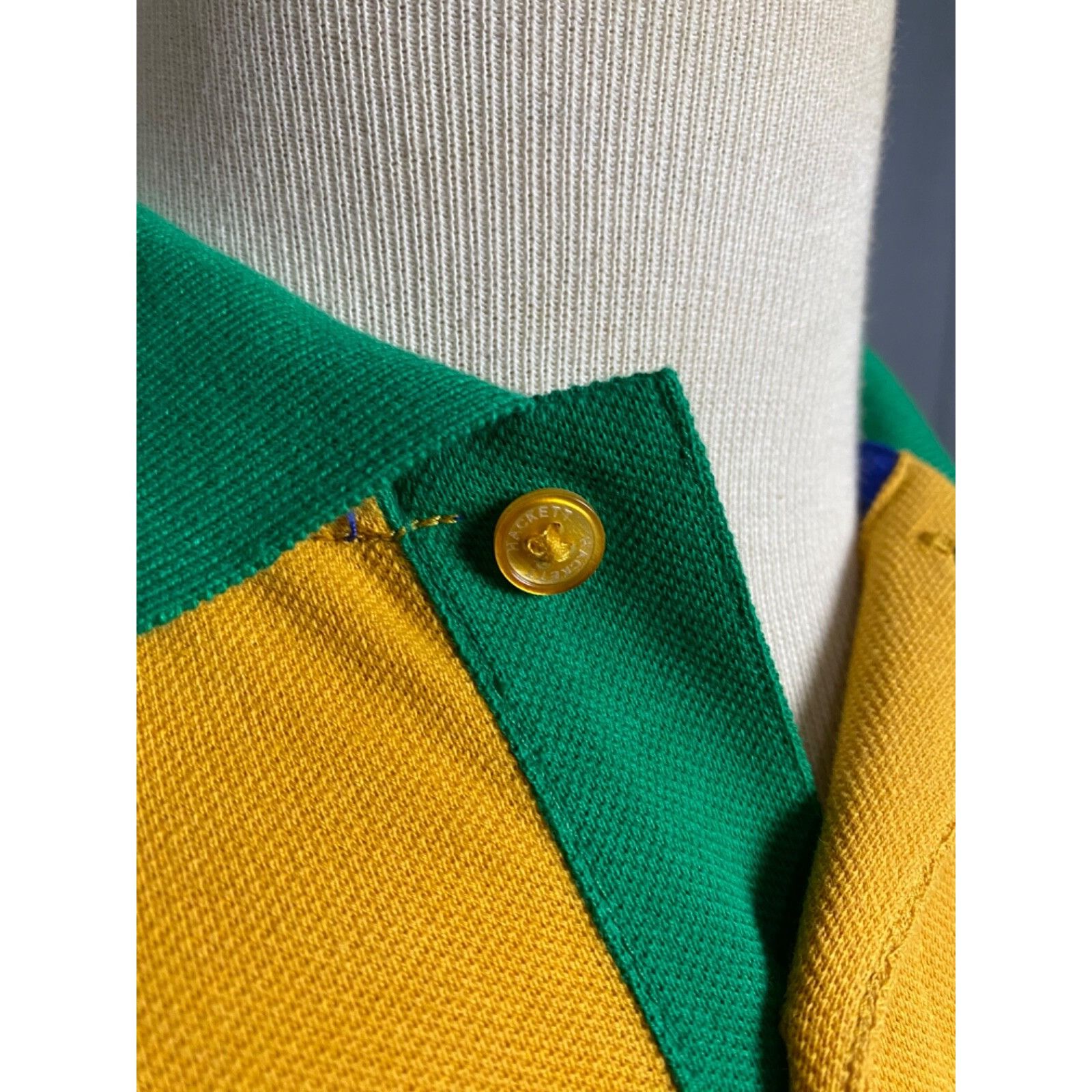 Hackett NWT Hackett Brazil Men's Yellow Polo T-Shirt Size M Size US M / EU 48-50 / 2 - 9 Thumbnail