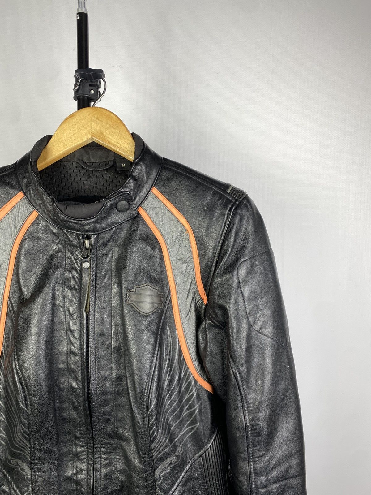 Harley Davidson Vintage 00s Harley Davidson Genuine Leather Jacket MOTO Size M / US 6-8 / IT 42-44 - 4 Thumbnail