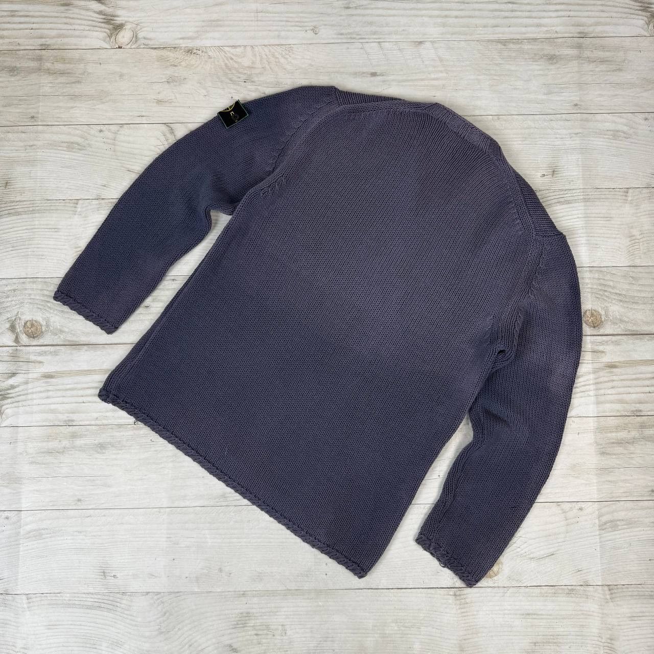 Stone Island Vintage Stone Island 1998 Knit Sweater Pullover Faded Size US L / EU 52-54 / 3 - 10 Thumbnail