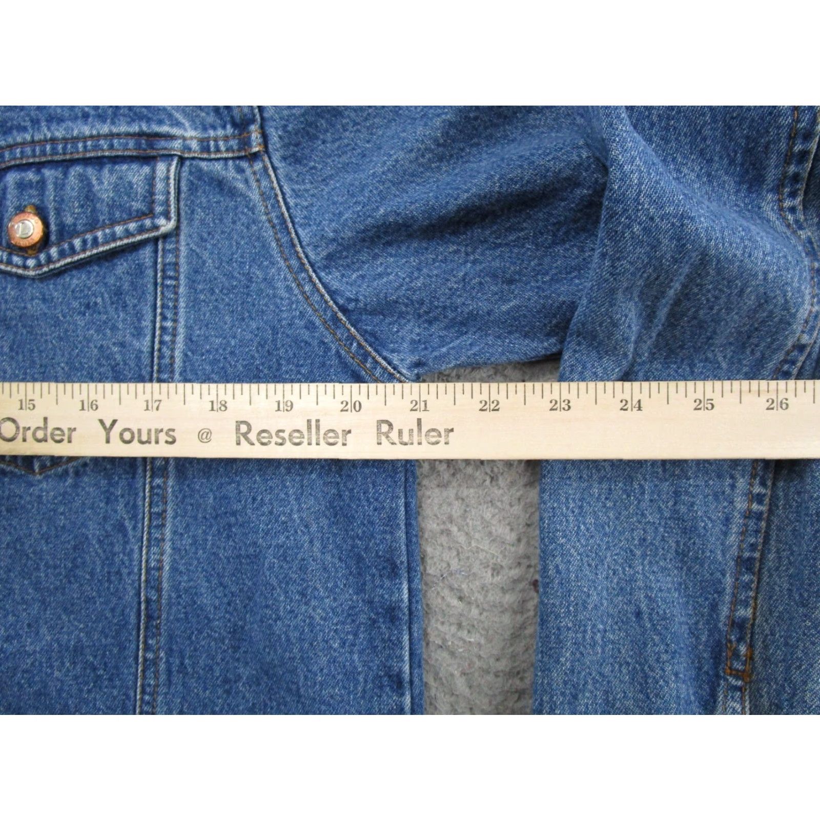Vintage VINTAGE Laredo Western Denim Jacket Womens Size L Blue Trucker Size 36" / US 14 / IT 50 - 4 Thumbnail