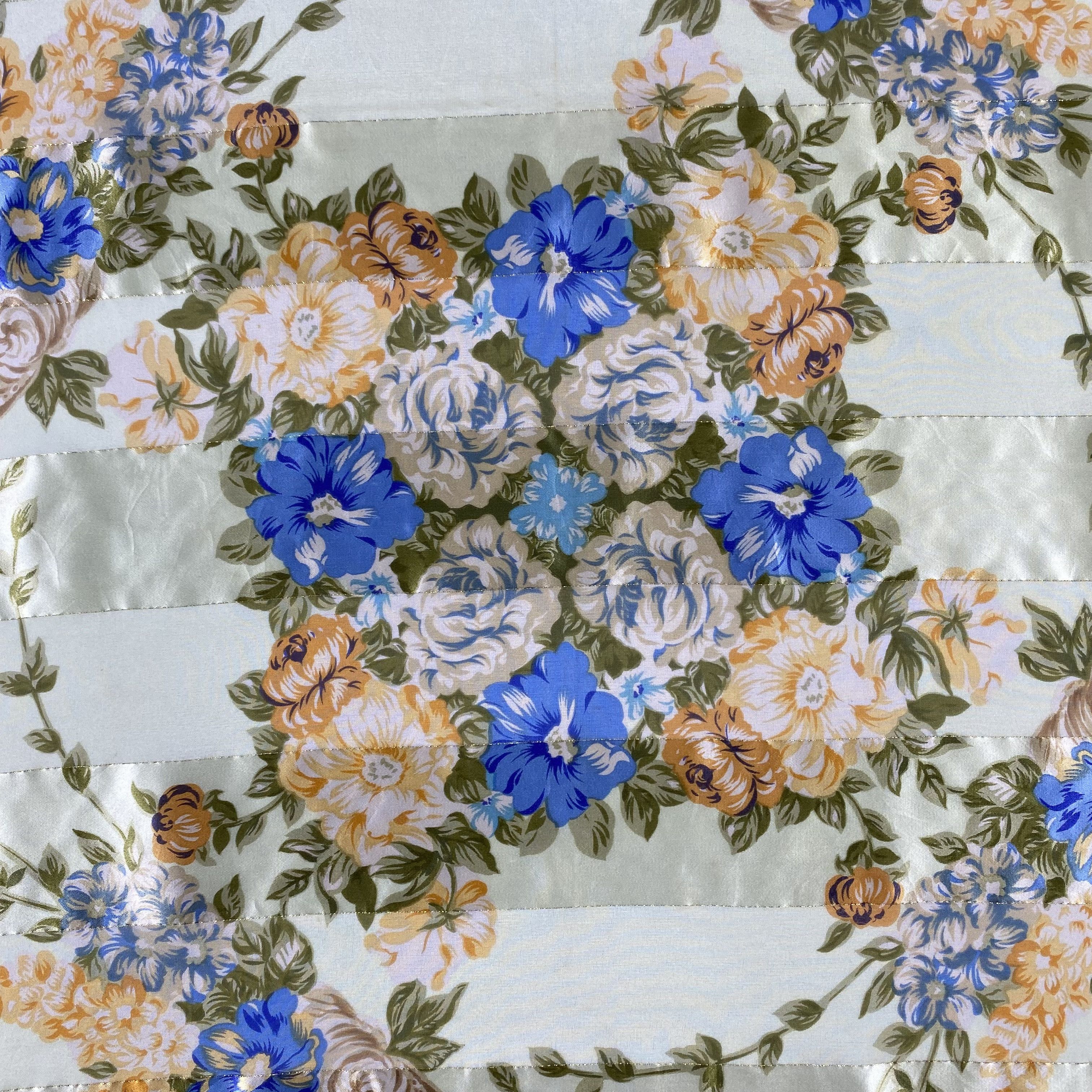 Japanese Brand × Vintage Vintage Elle Paris Floral Silk Scarf SS054 Size ONE SIZE - 4 Thumbnail