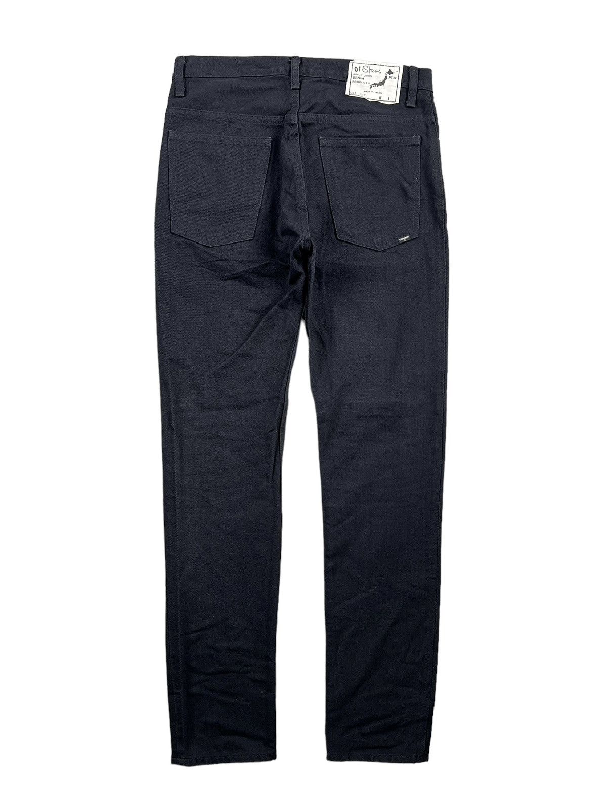 Orslow orSlow Super Black Slim Fit Jeans Size US 31 - 3 Thumbnail