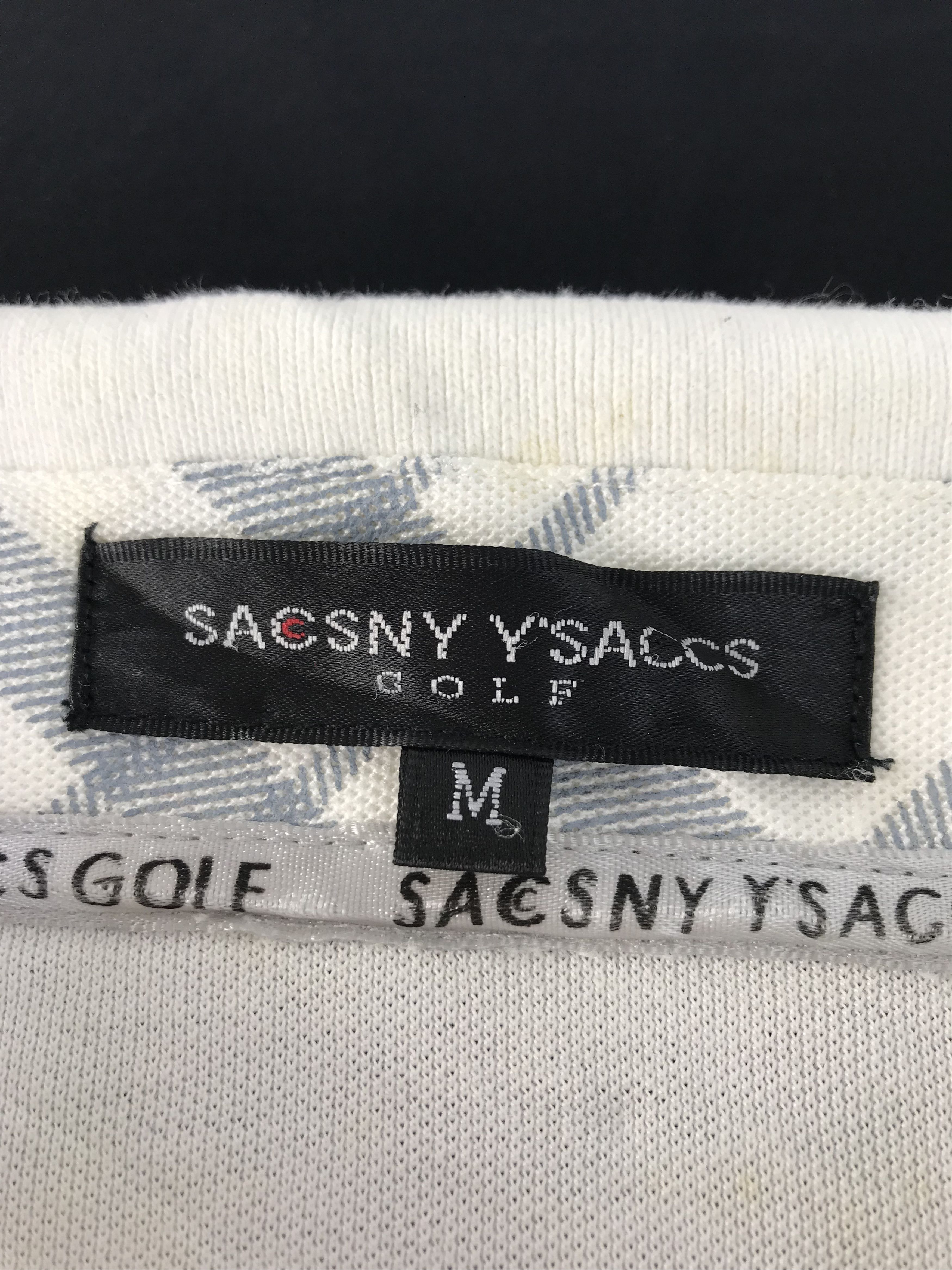 Other Yohji Yamamoto Sacsny Y’saccsny Golf Monogram Polo Tee Size US M / EU 48-50 / 2 - 4 Thumbnail