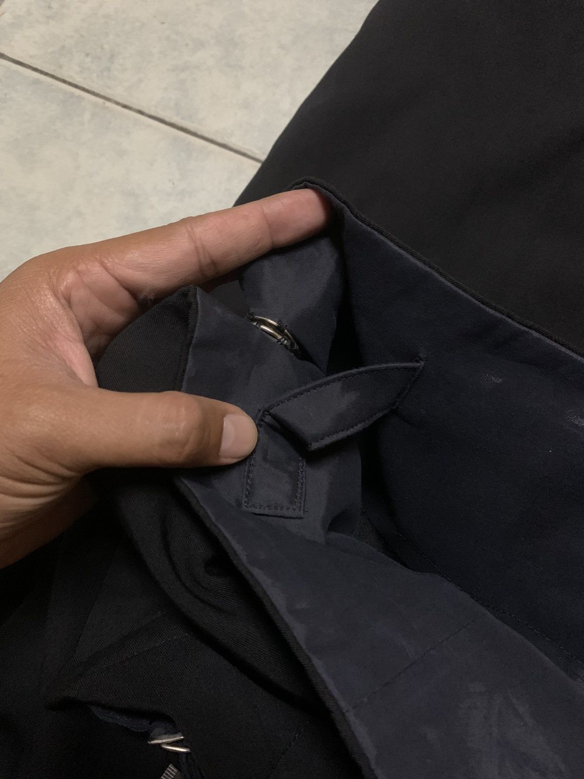 Yohji Yamamoto Y's Yohji Yamamoto Black Maxi Skirt Size 38" / US 16 / IT 52 - 13 Thumbnail
