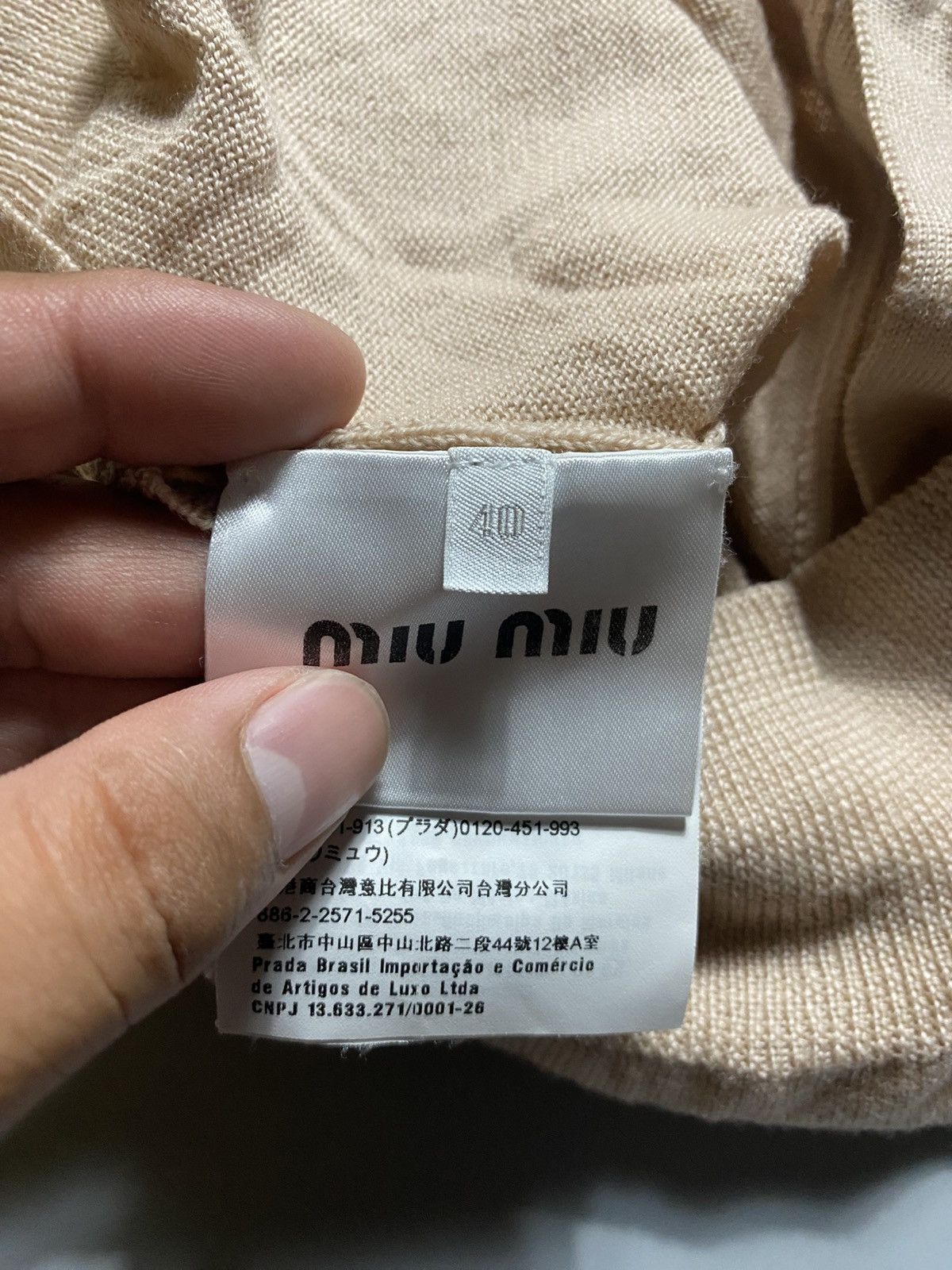Miu Miu MIU MIU 2018 RIBBON CARDIGAN WOOL Size S / US 4 / IT 40 - 9 Thumbnail