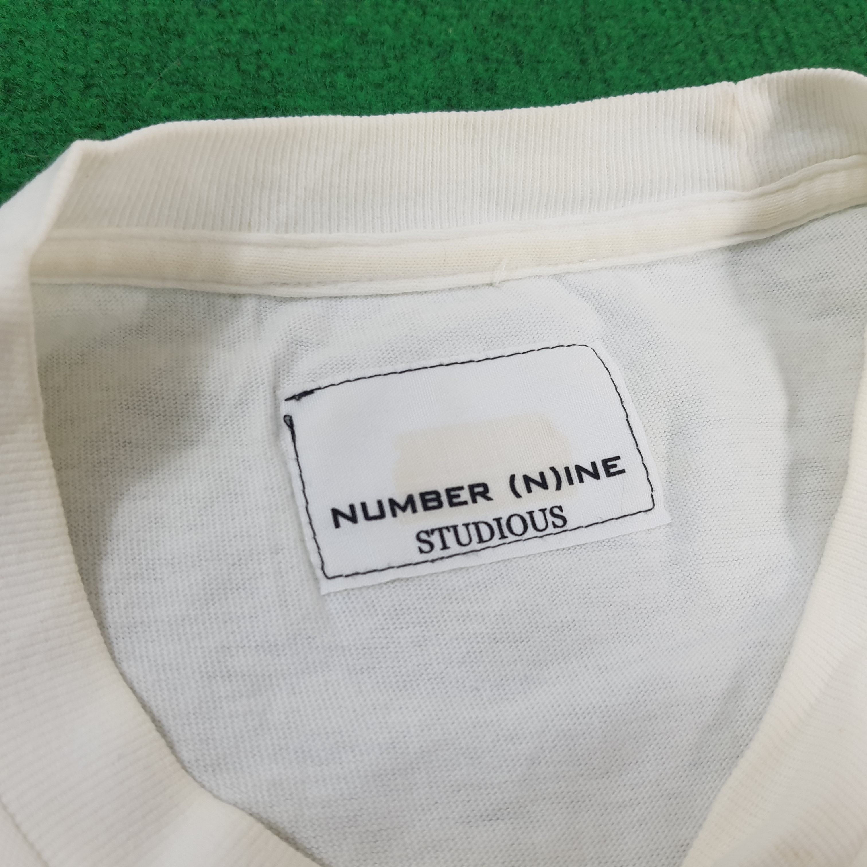 Japanese Brand × Number (N)ine × Vintage Vintage Number Nine Studious Anti World Streetwear Tshirt Size US L / EU 52-54 / 3 - 5 Thumbnail