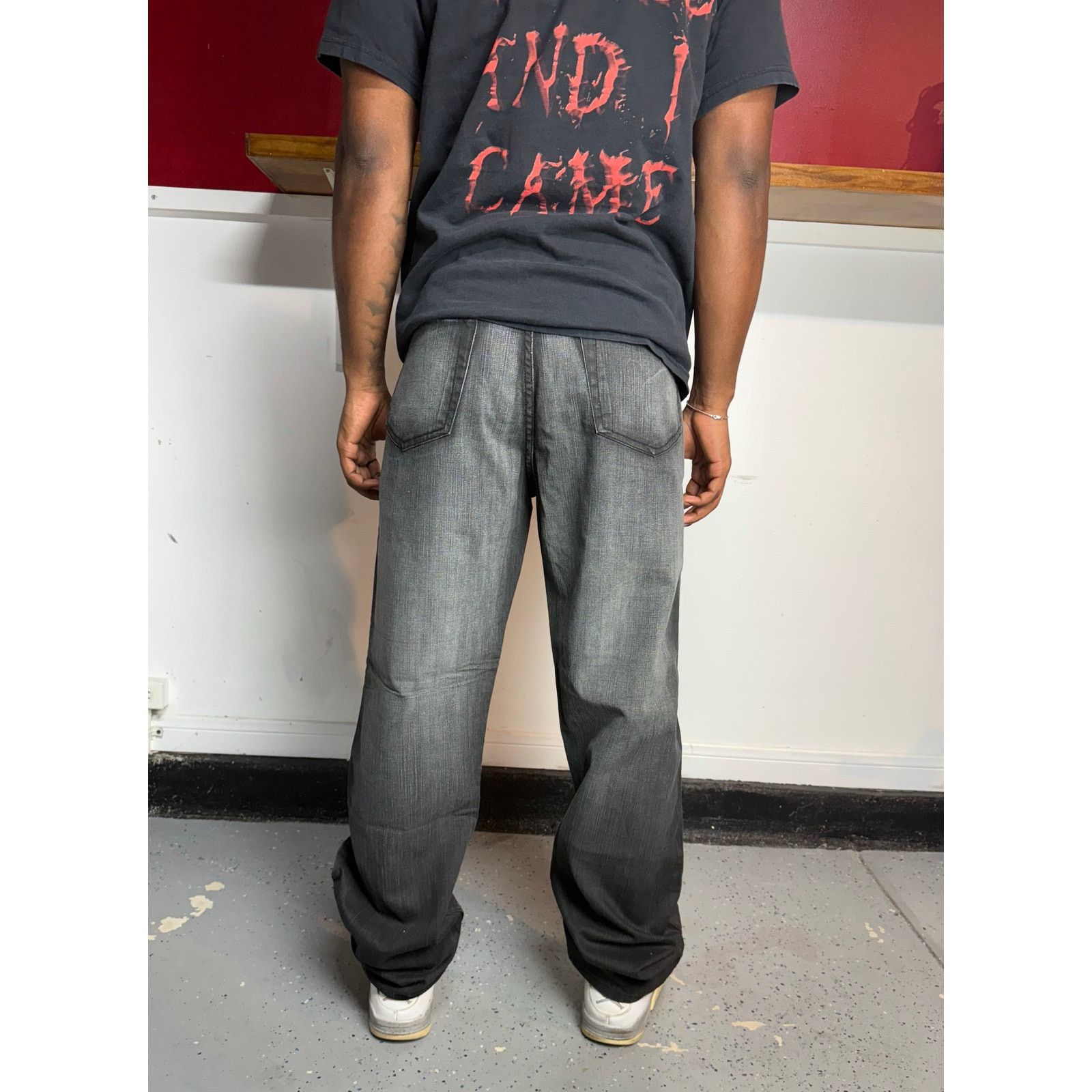 JNCO Y2K baggy grey fade jeans size 38x30 Size US 38 / EU 54 - 2 Thumbnail