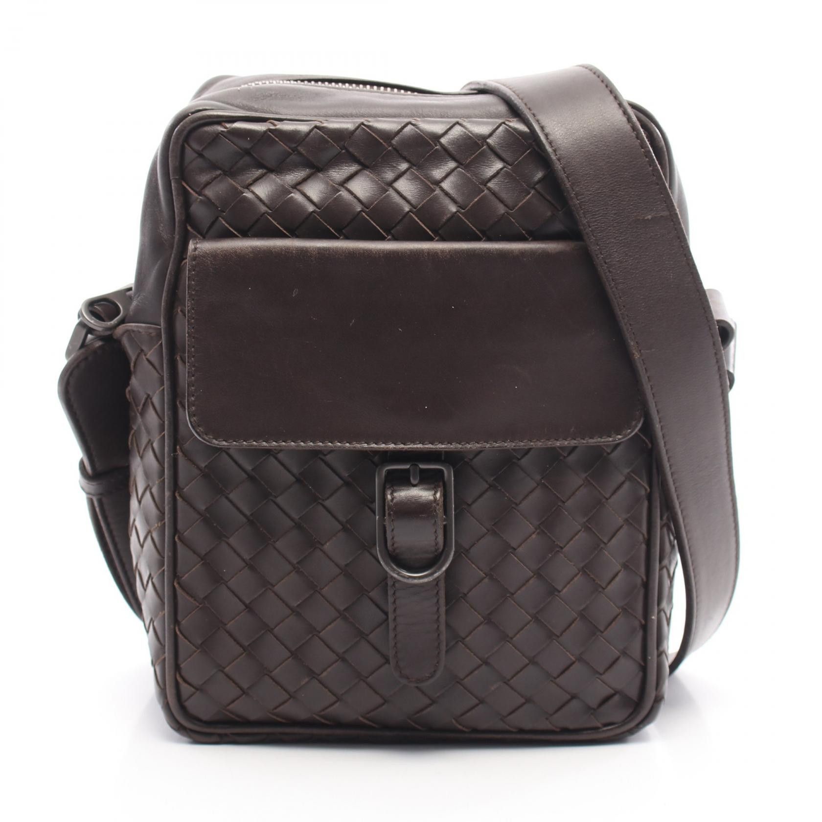 Bottega Veneta Bottega Veneta Bottega Veneta Intrecciato Leather Shoulder Bag Leather Shoulder Bag Size ONE SIZE - 1 Thumbnail