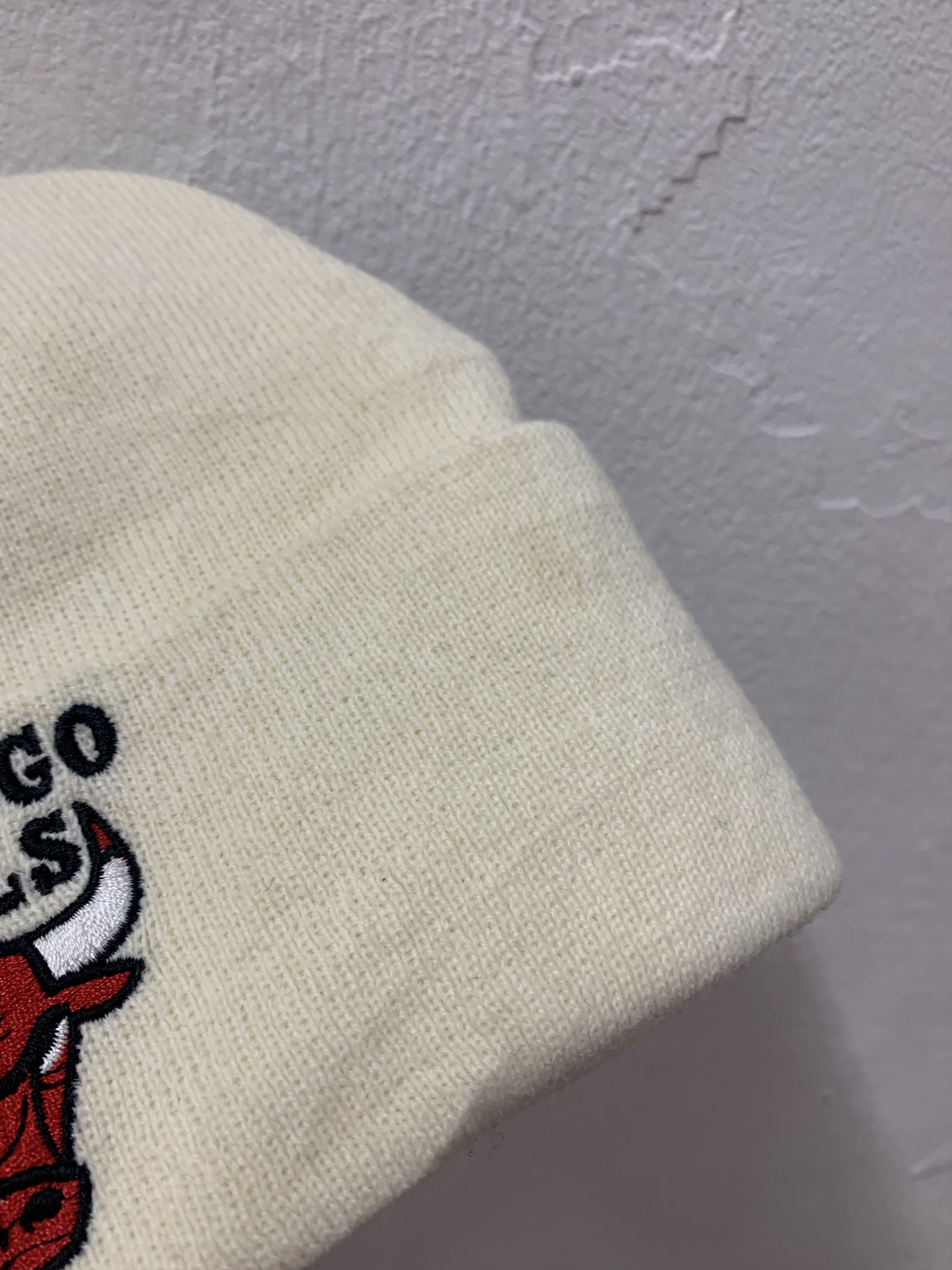 NBA NBA Chicago Bulls Off White Beanie Hats Size ONE SIZE - 11 Thumbnail
