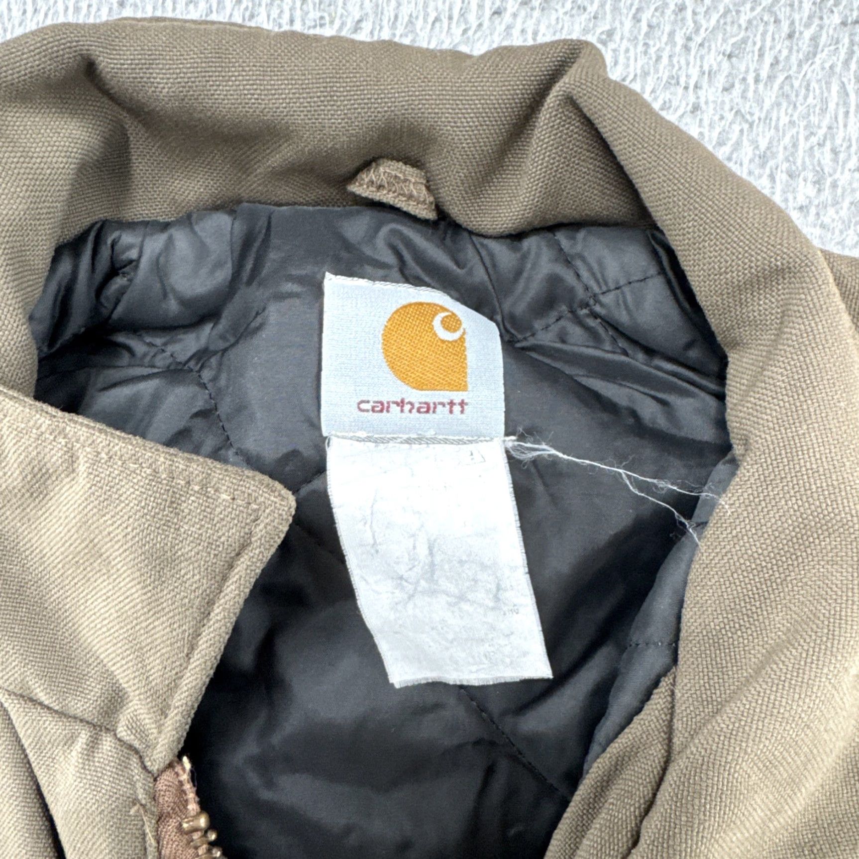 Carhartt VINTAGE Carhartt C41 Field Jacket Men XL Brown Denim 90s Work Jacket Streetwear Lined Size US XL / EU 56 / 4 - 4 Thumbnail