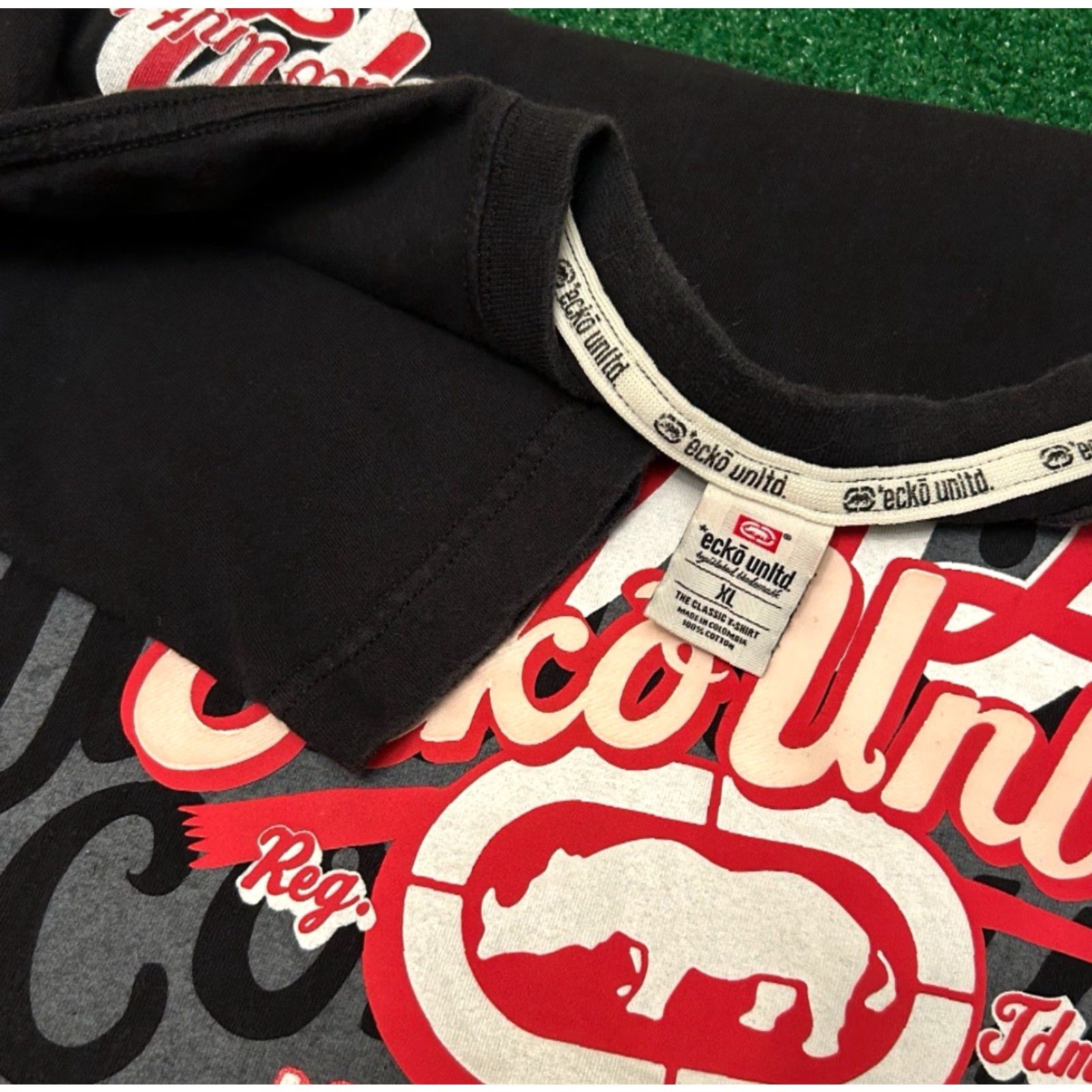 Ecko Unltd. VINTAGE Ecko Unltd Classic Logo Shirt Mens XL Hip Hop 2000s Skater Black Size US XL / EU 56 / 4 - 2 Thumbnail