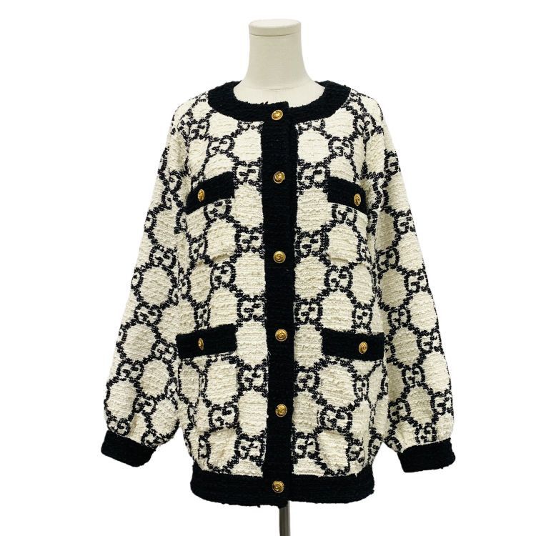 Gucci Gucci Monogram Tweed Jacket Size 38 Size XS / US 0-2 / IT 36-38 - 1 Thumbnail
