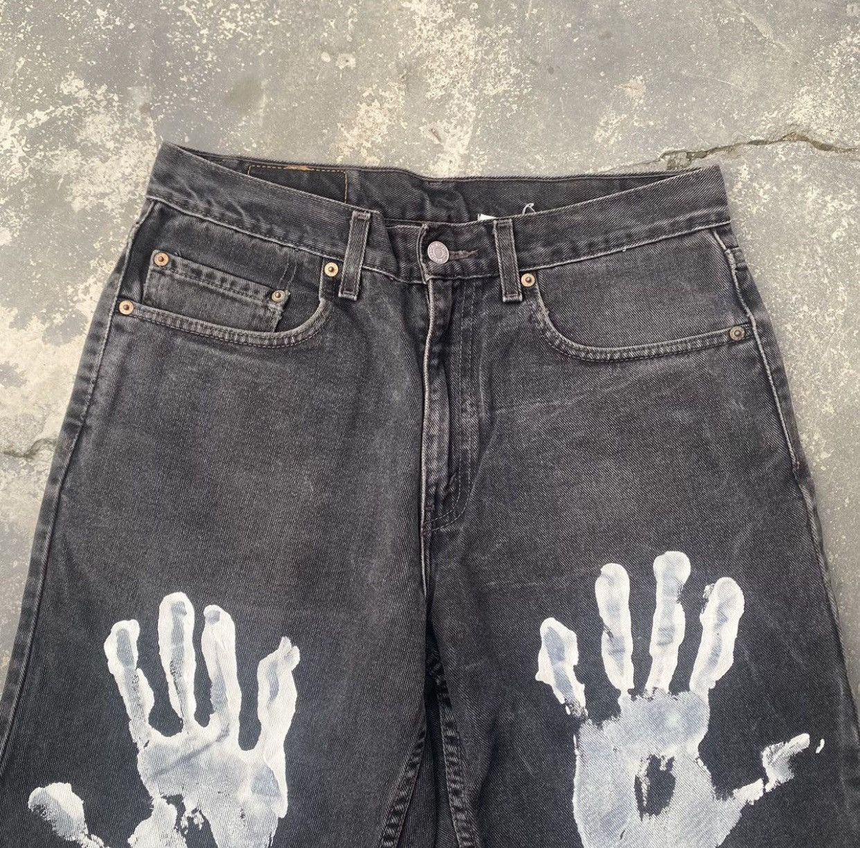 Levi's Rare Levis LOT 550 Paint Slapper Jeans Size US 32 / EU 48 - 3 Thumbnail
