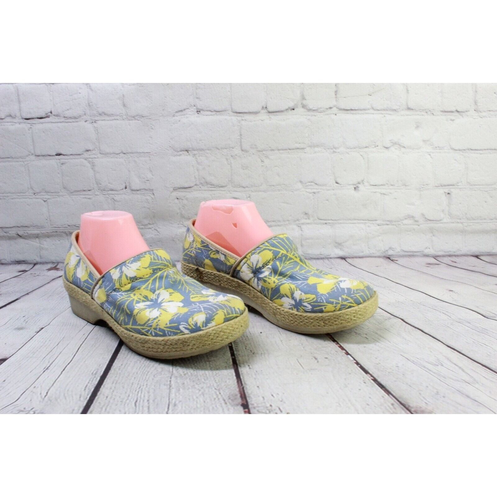 Dansko DANSKO Victoria Tahiti Multi Canvas Clogs Casual Shoes Size US 9 / IT 39 - 3 Thumbnail