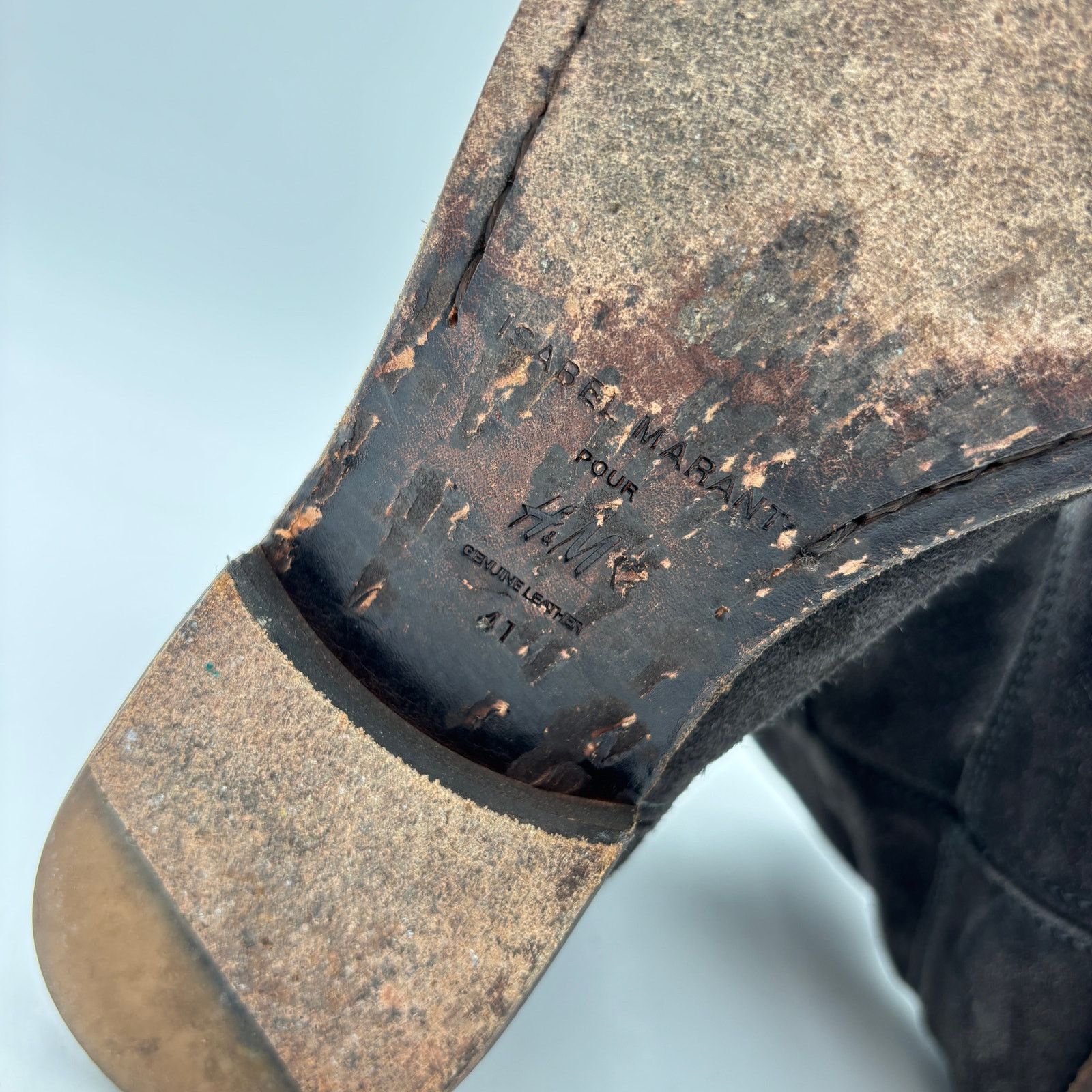 H&M × Isabel Marant Isabel Marant X H&M Suede Booties Rancher Roper 41 US 11 Size US 11 / IT 41 - 8 Thumbnail