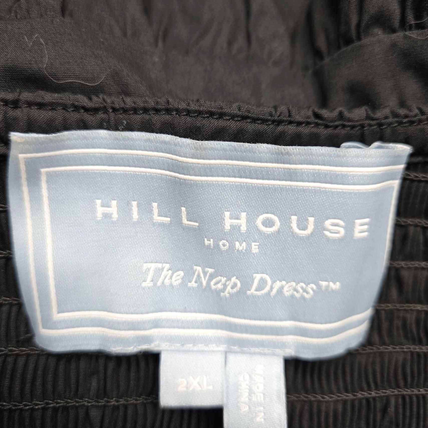 Vintage Hill House Home Nap Dress Womens 2XL Black Off Shoulder Ruffle Smocked Midi Dress Size XXL / US 16-18 / IT 52-54 - 5 Thumbnail