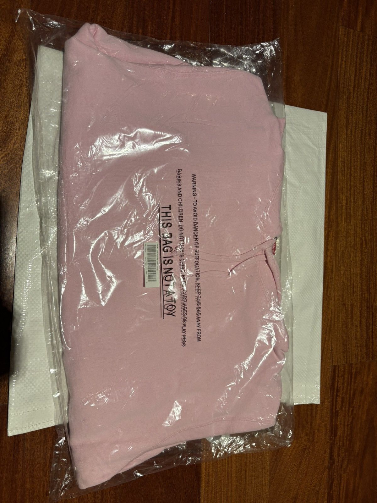 Supreme Supreme satin appliqué hooded sweatshirt pink new MEDIUM Size US M / EU 48-50 / 2 - 2 Thumbnail