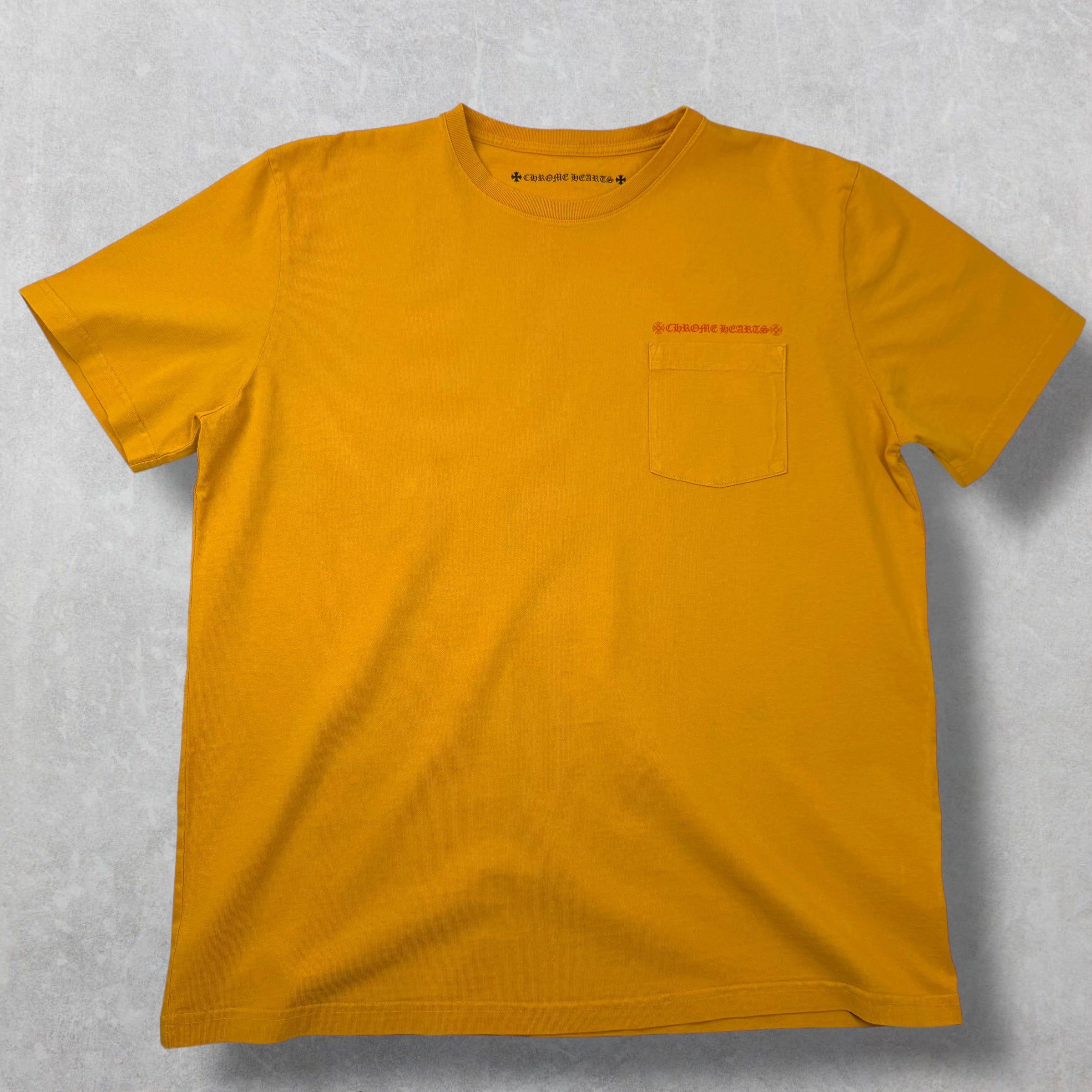 Chrome Hearts Chrome Hearts Matty Boy Call Me Yellow Tee XL Size US XL / EU 56 / 4 - 2 Thumbnail