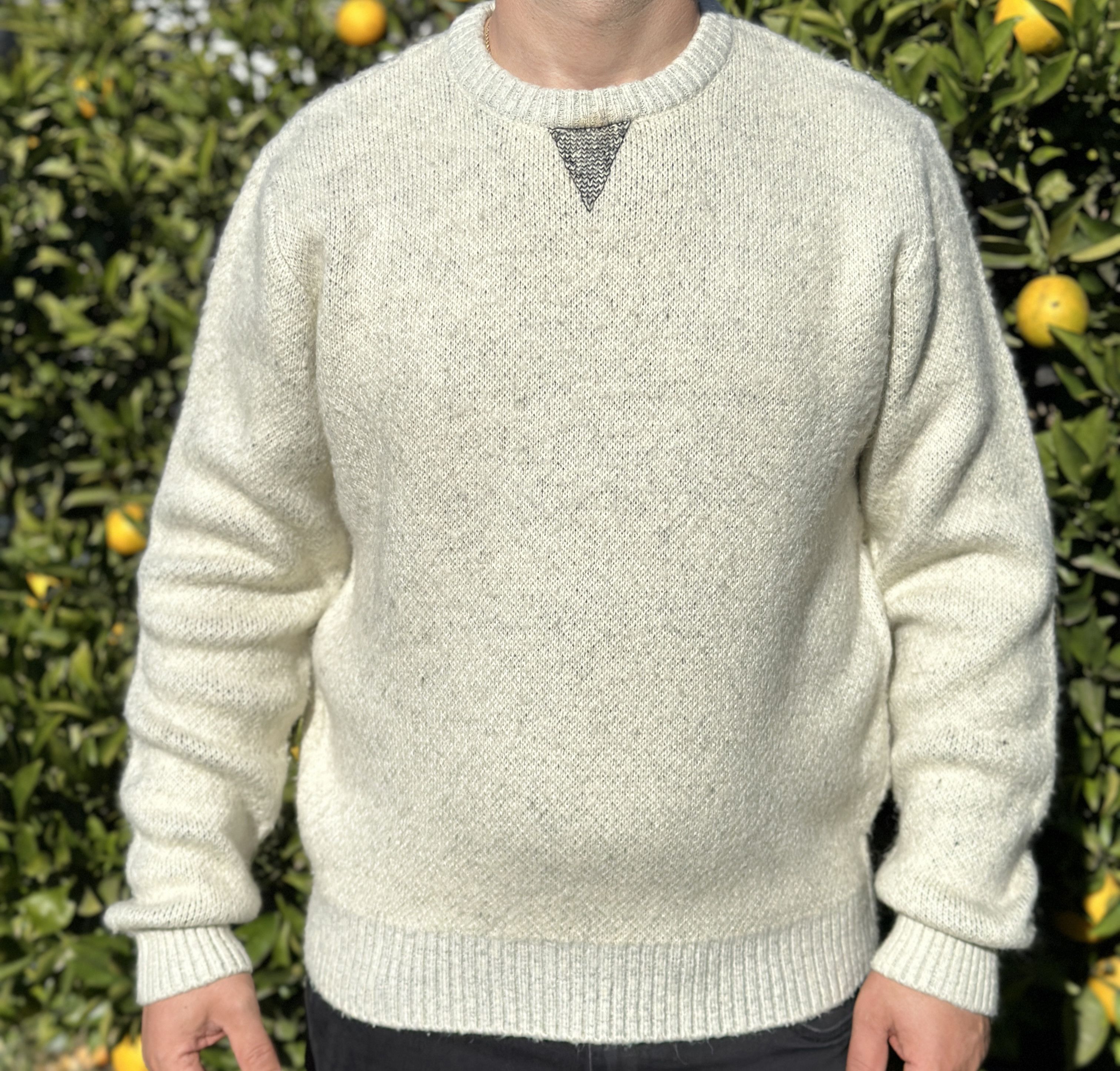 Luxury × Stussy Archive Vintage Stussy 8 Ball Pullover Mohair Size 