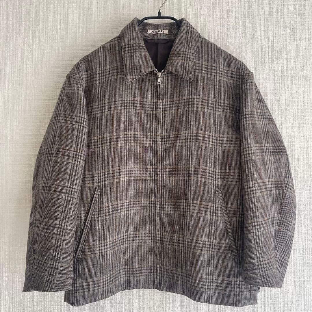 Auralee Auralee 17AW Wool Plaid Zip Jacket Size US L / EU 52-54 / 3 - 1 Thumbnail