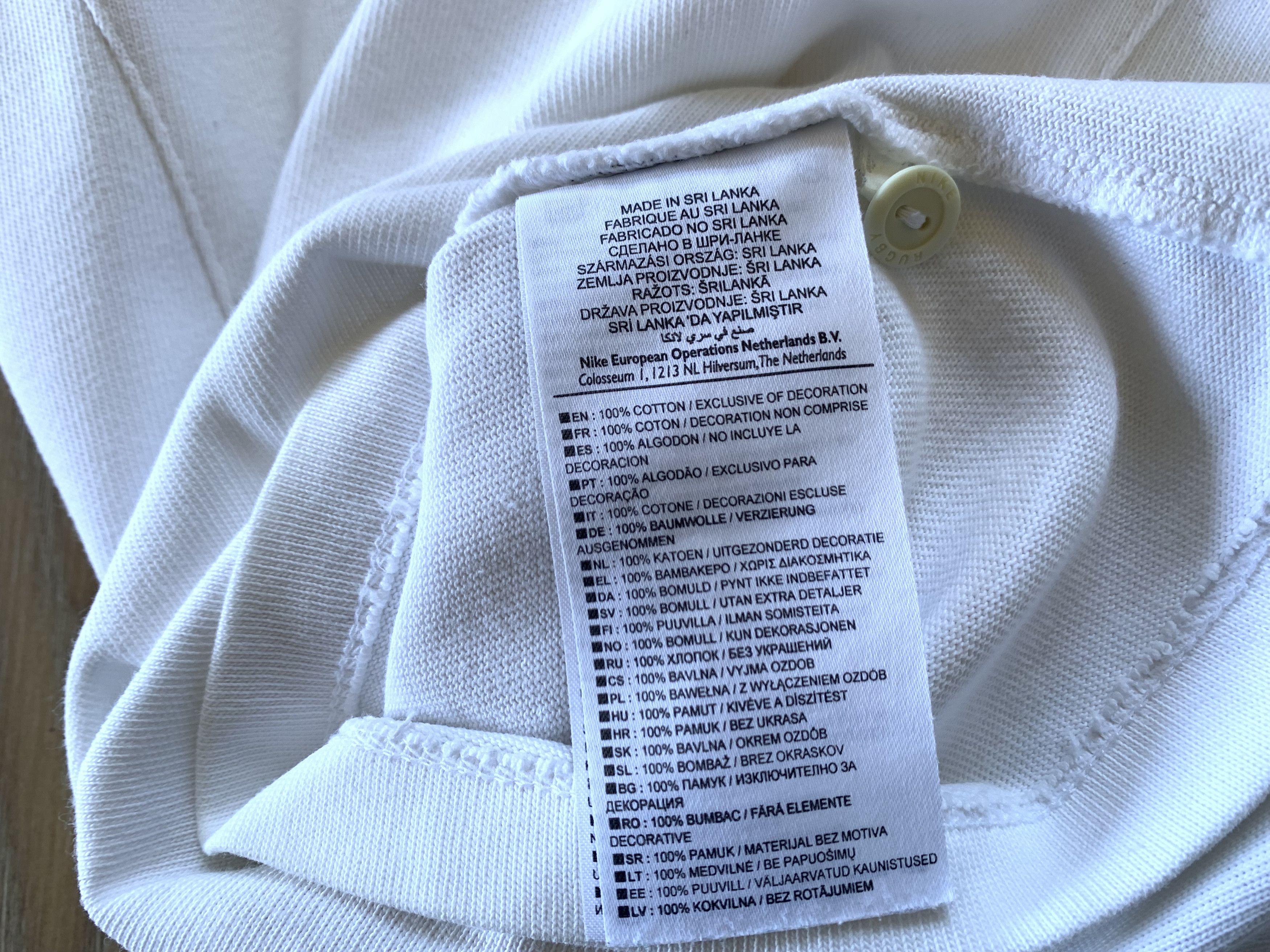 Nike × Vintage Nike England O2 Long Sleeve Cotton Rugby Jersey Size US L / EU 52-54 / 3 - 8 Thumbnail