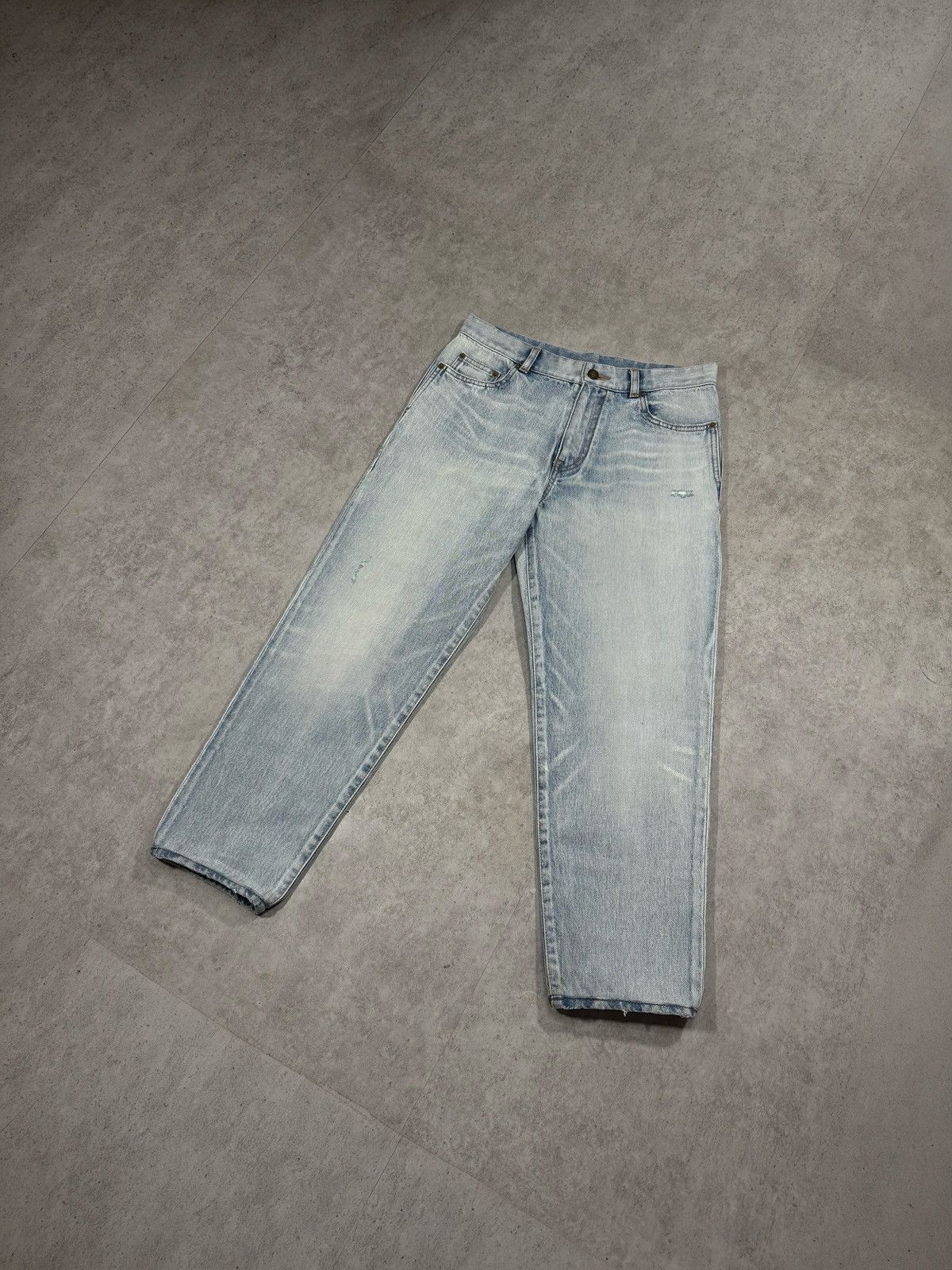 Saint Laurent Paris Saint Laurent jeans washed blue from 2020 made in Japan 31US Size US 31 - 1 Thumbnail