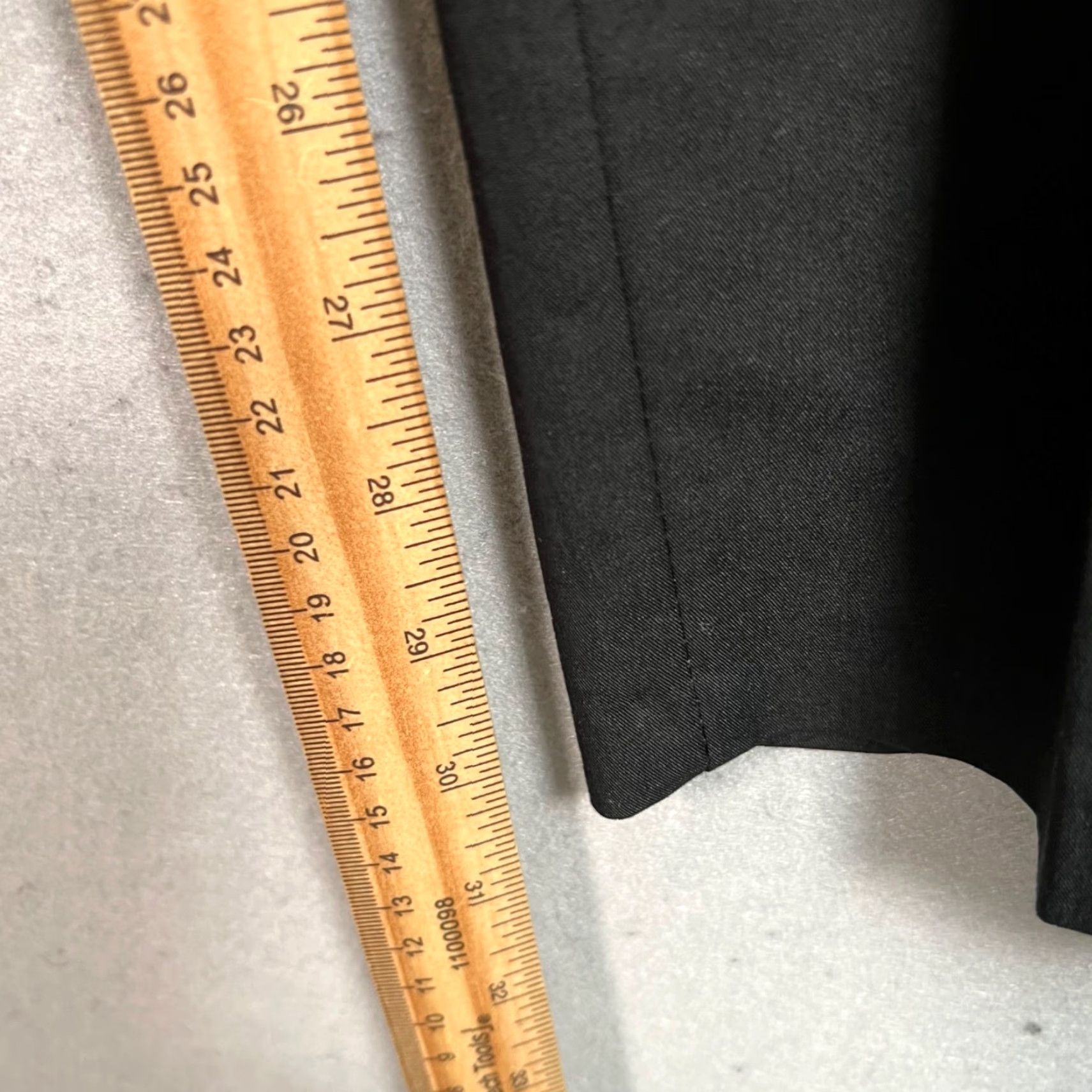 Zara Zara Mens Pants Dress Black Slim Fit 31 Inseam 31 Flat Front Tapered Regular Size 31 Size US 31 - 6 Thumbnail