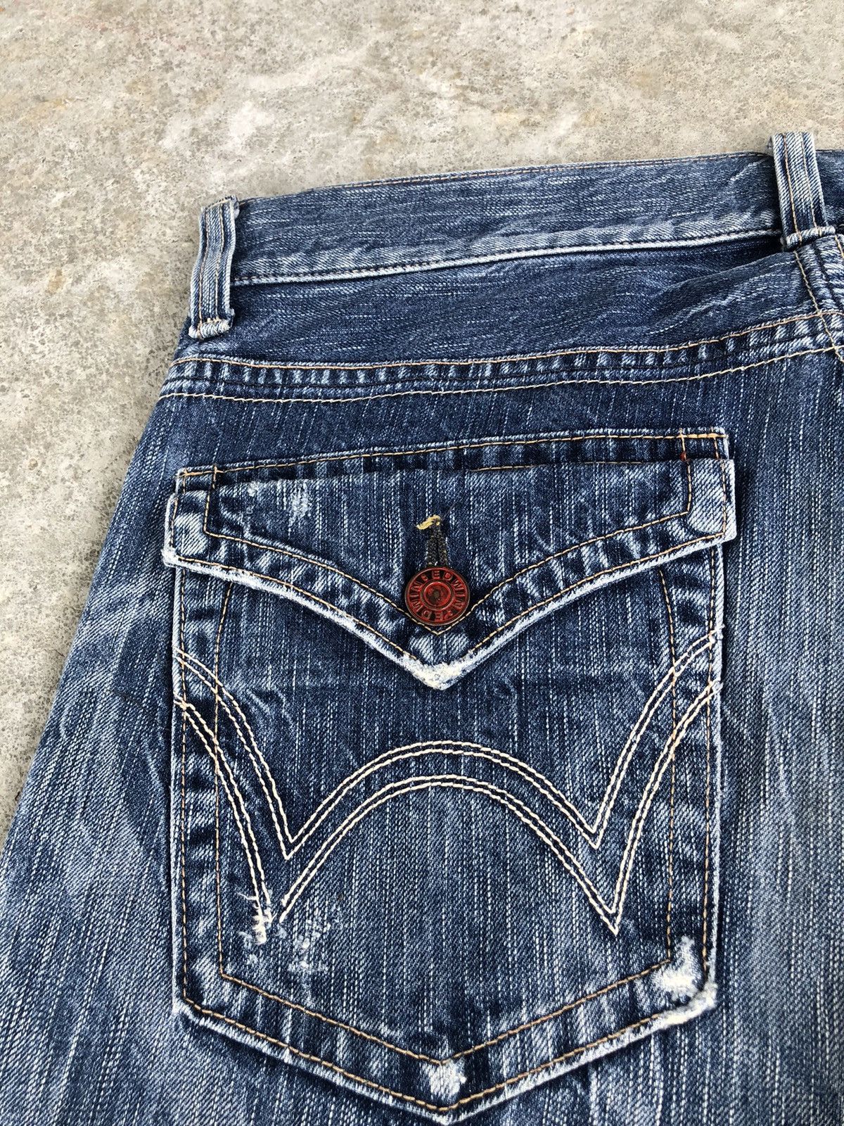 If Six Was Nine Japanese Edwin 503 Flared Jeans Distressed Jeans Size US 34 / EU 50 - 17 Thumbnail