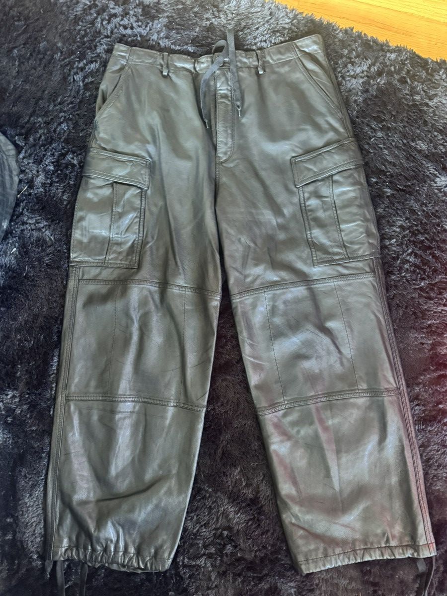 Balenciaga Balenciaga mens leather cargo pants 34 Size US 34 / EU 50 - 1 Thumbnail