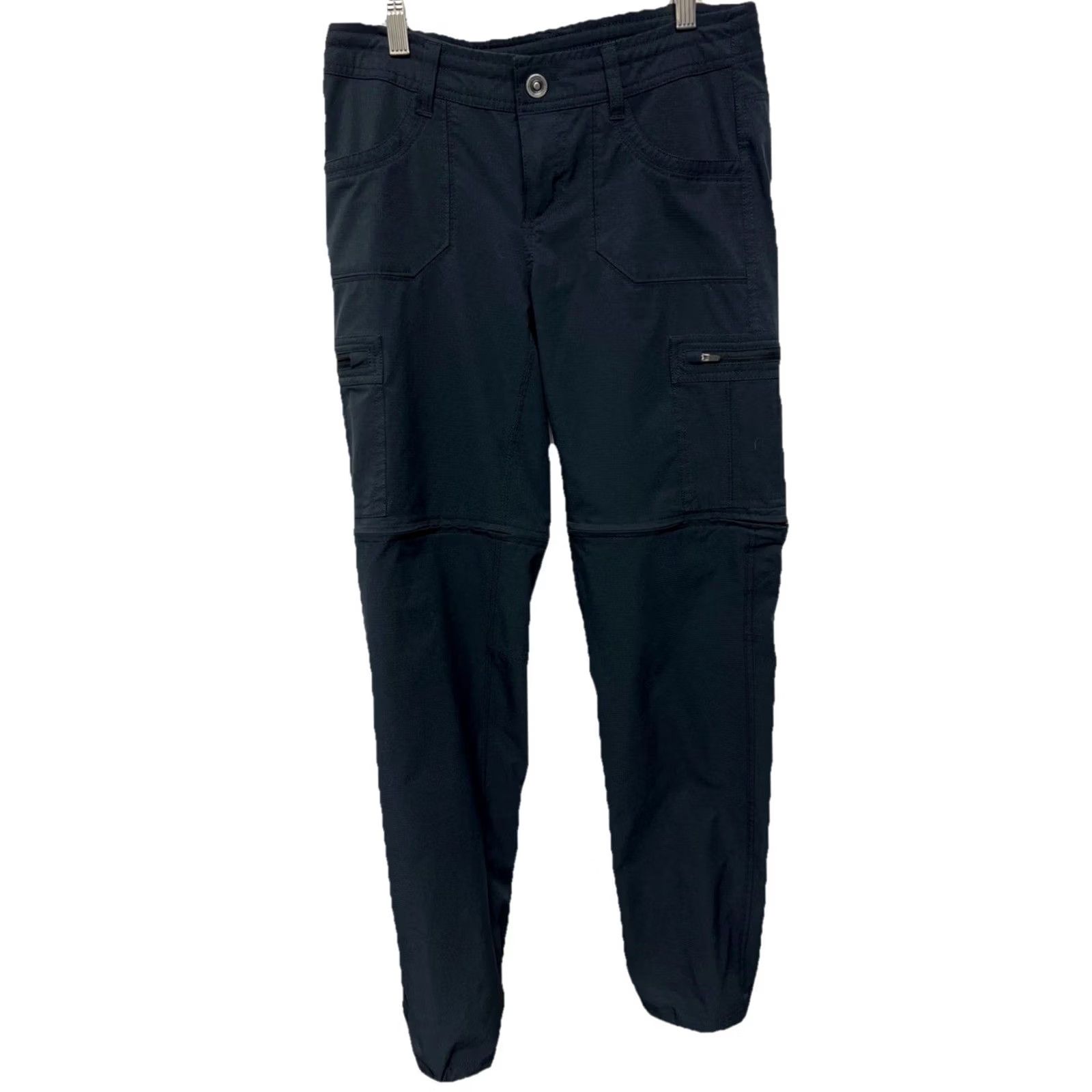 Ecco KUHL Womens 4 Reg Horizon RECCO Convertible Shorts Cargo Hiking Ripstop Black Size 27" / US 4 / IT 40 - 2 Thumbnail