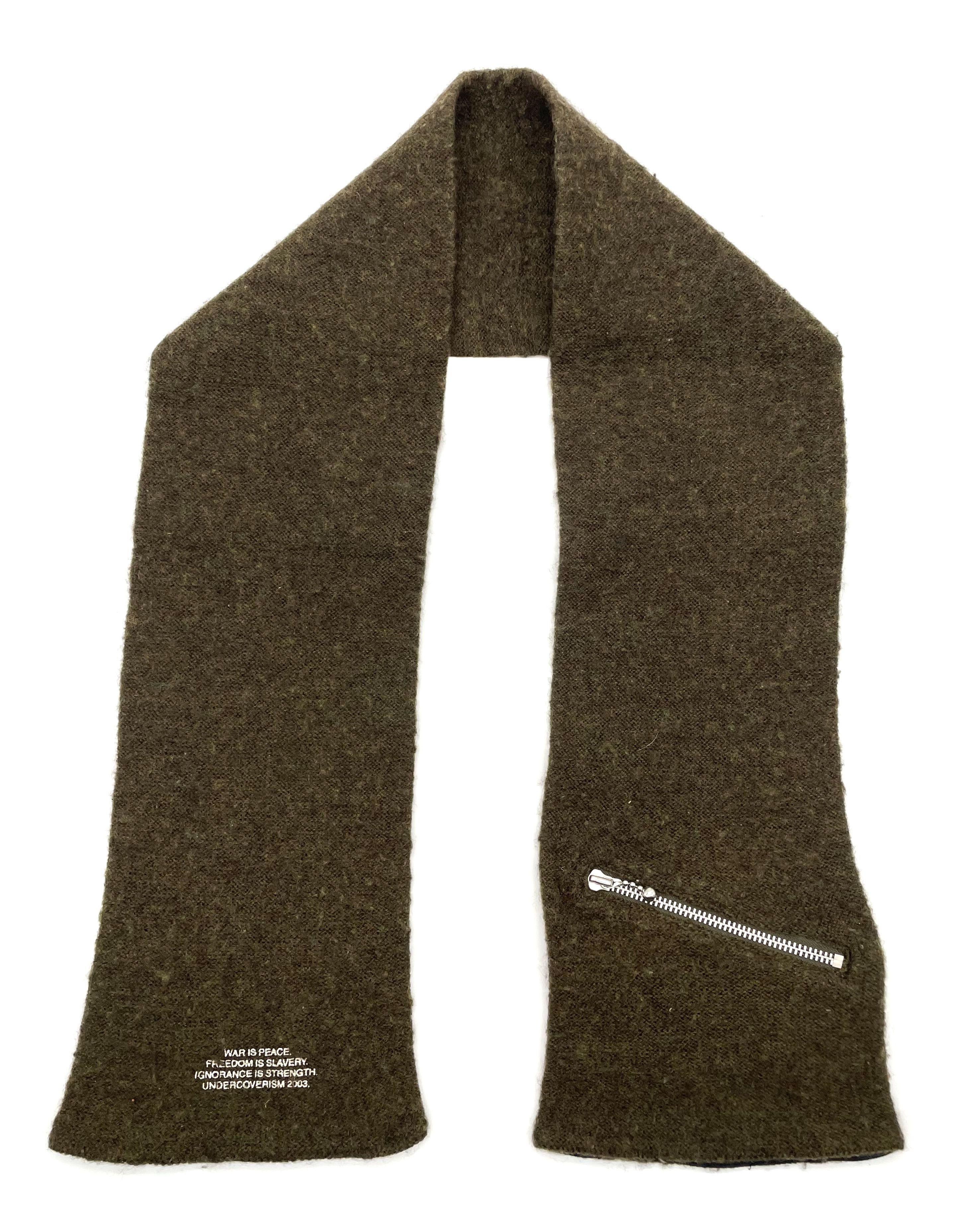 Undercover Undercover Paper Doll Scarf Fringe Wool Knit | Grailed