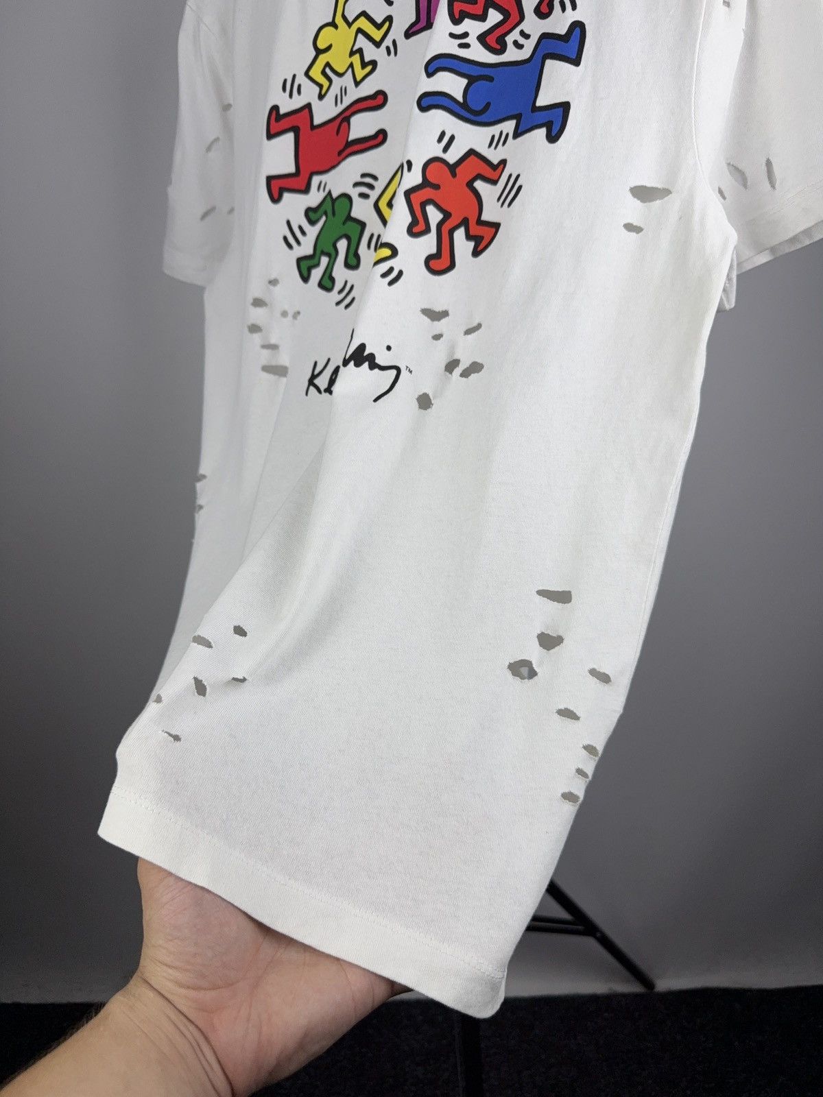Keith Haring Vintage Distressed 00s Att Logo Keith Haring T-Shirt Size US L / EU 52-54 / 3 - 16 Thumbnail