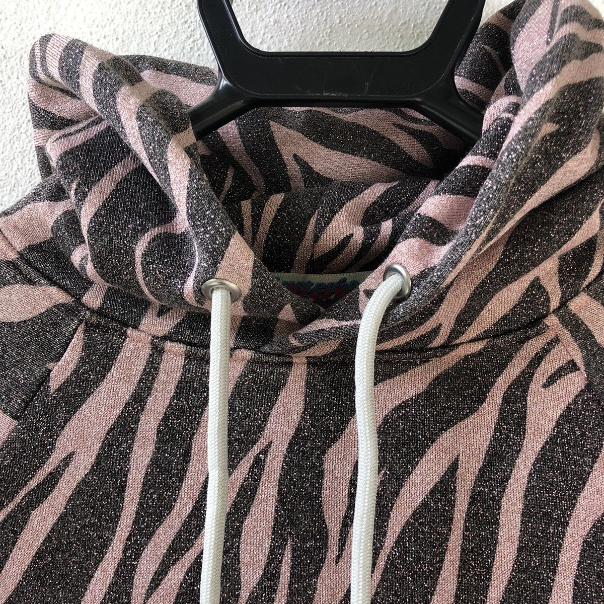 Hysteric Glamour Hysteric Glamour Japan Metallic Zebra Print Hoodie Size S / US 4 / IT 40 - 8 Thumbnail