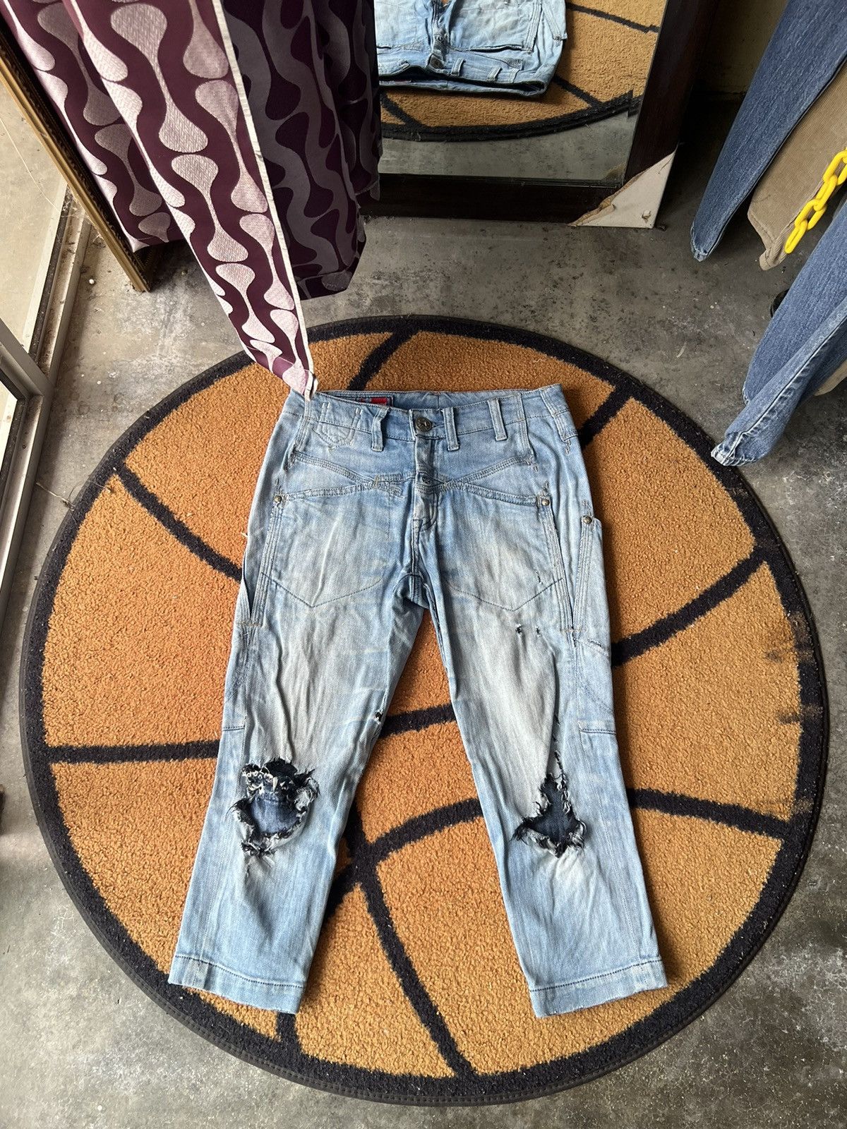 Marithe + Francois Girbaud 🔥Rare Marithe Francois Girbaud Distressed Denim Size US 30 / EU 46 - 1 Thumbnail