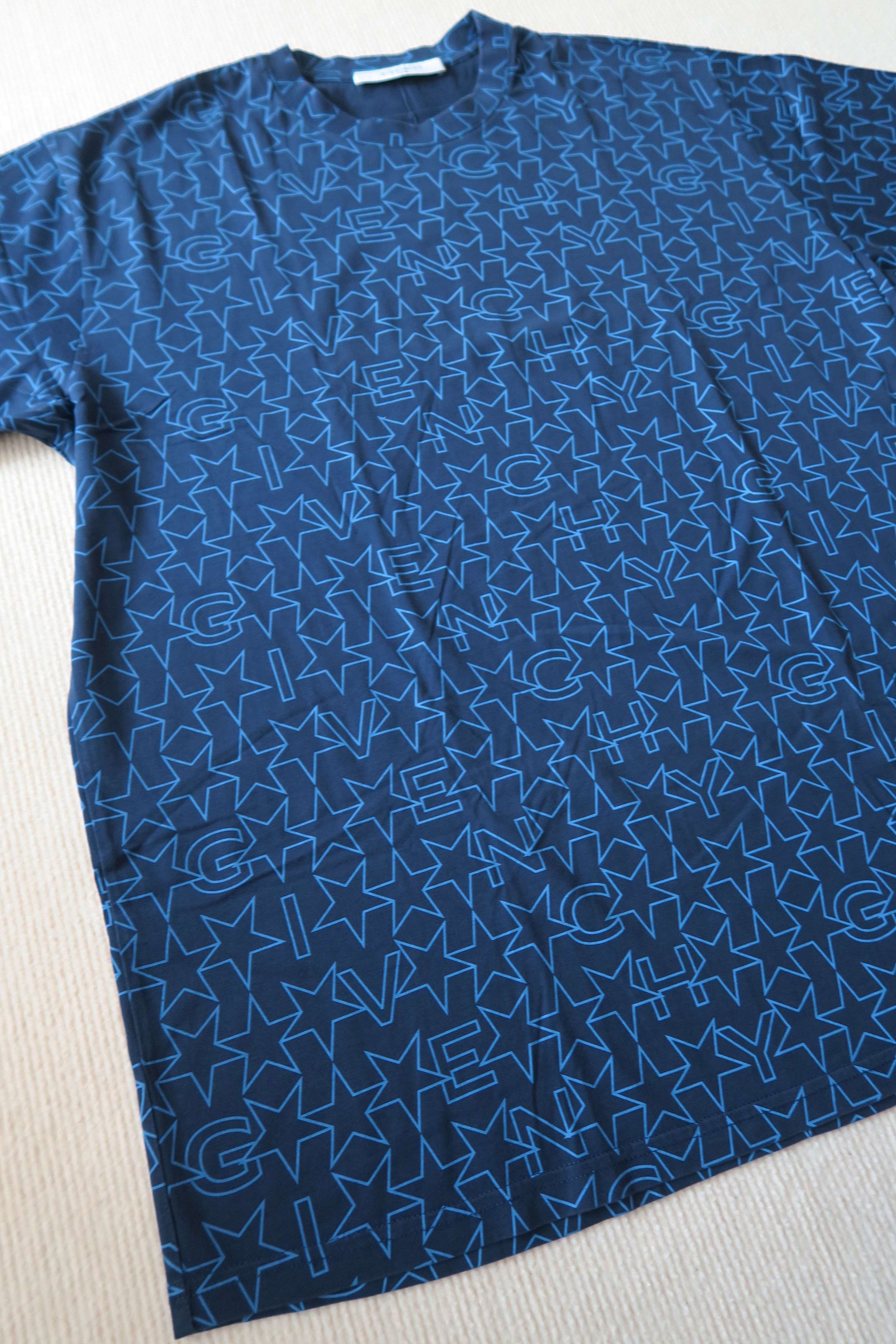Givenchy Givenchy Star Print Lettering Oversized T-Shirt Size US M / EU 48-50 / 2 - 11 Thumbnail