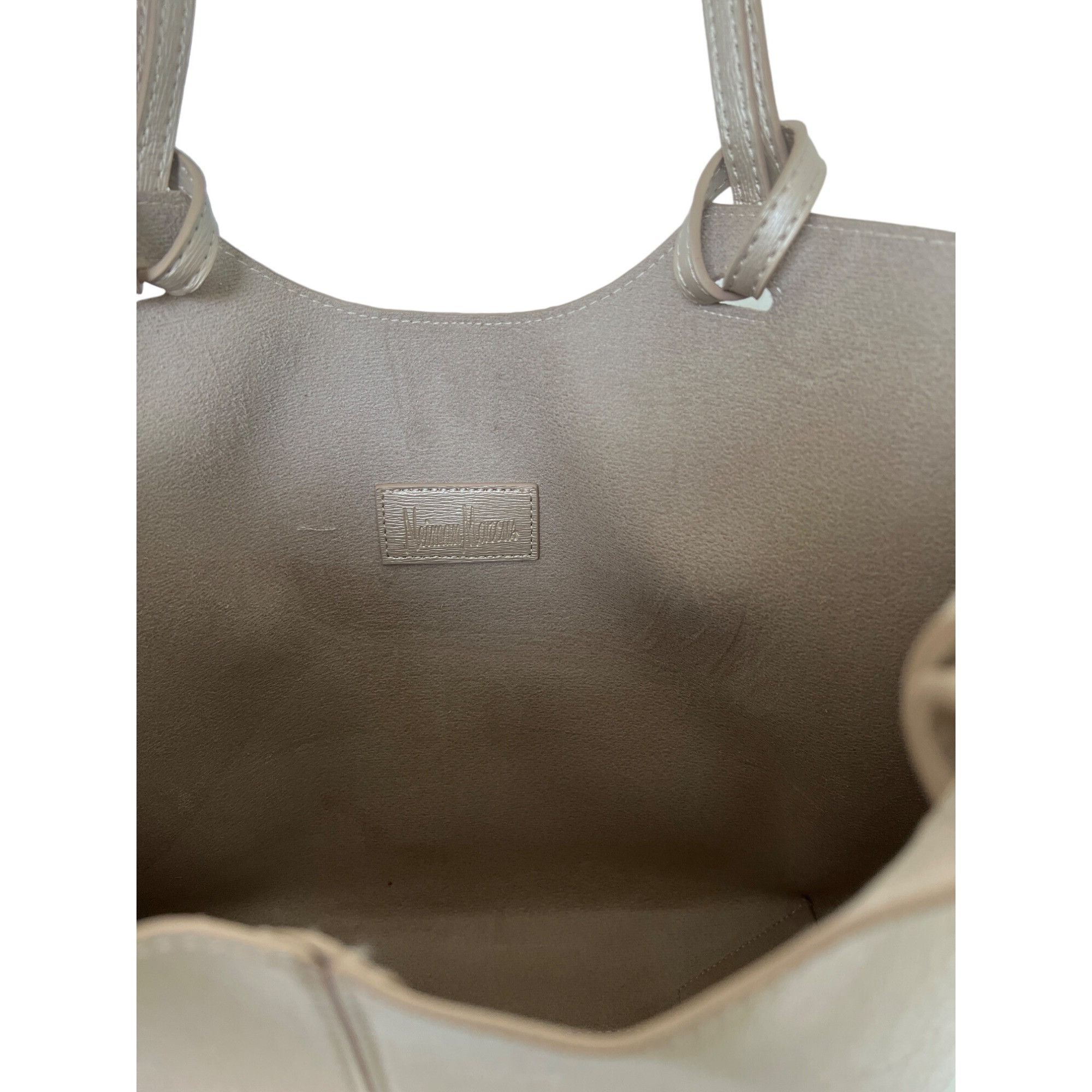 Neiman Marcus Neiman Marcus Metallic Vegan Leather Tote Bag Size ONE SIZE - 3 Thumbnail