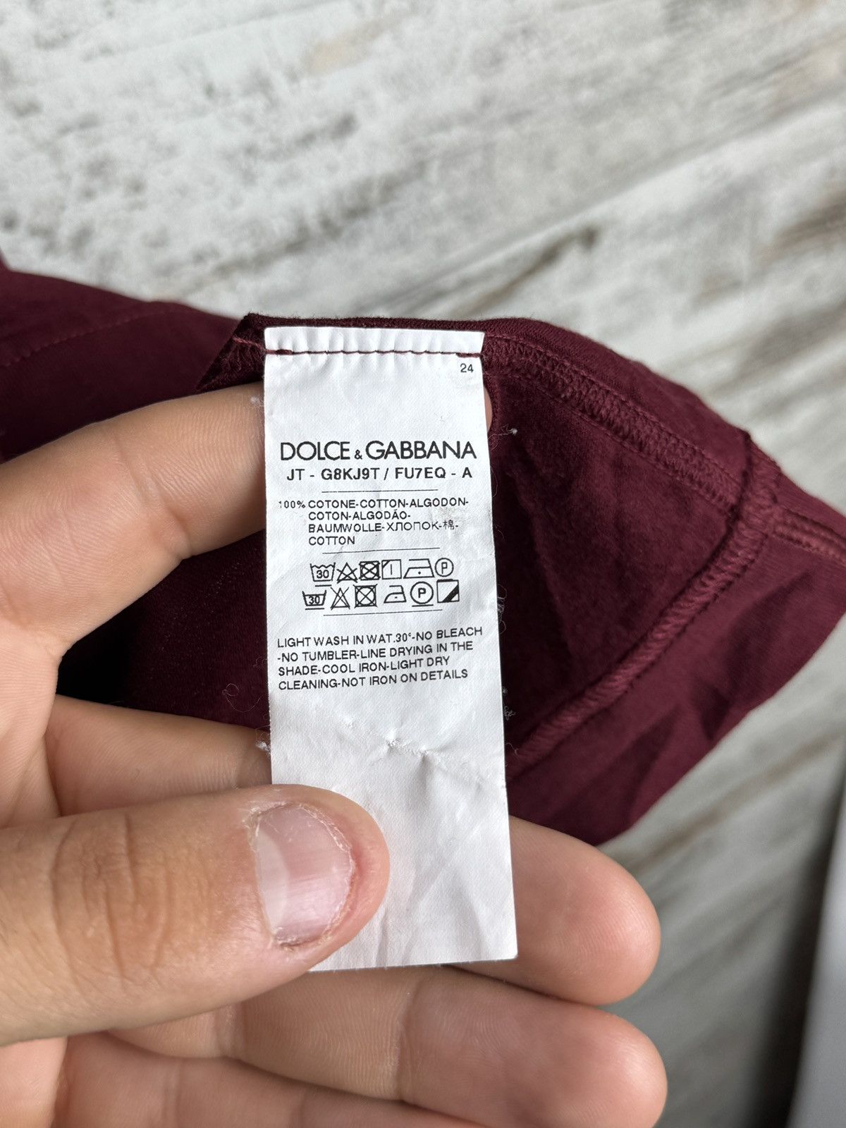 Dolce & Gabbana Mens Vintage Dolce & Gabbana T-shirt luxury metal logo Size US S / EU 44-46 / 1 - 8 Thumbnail